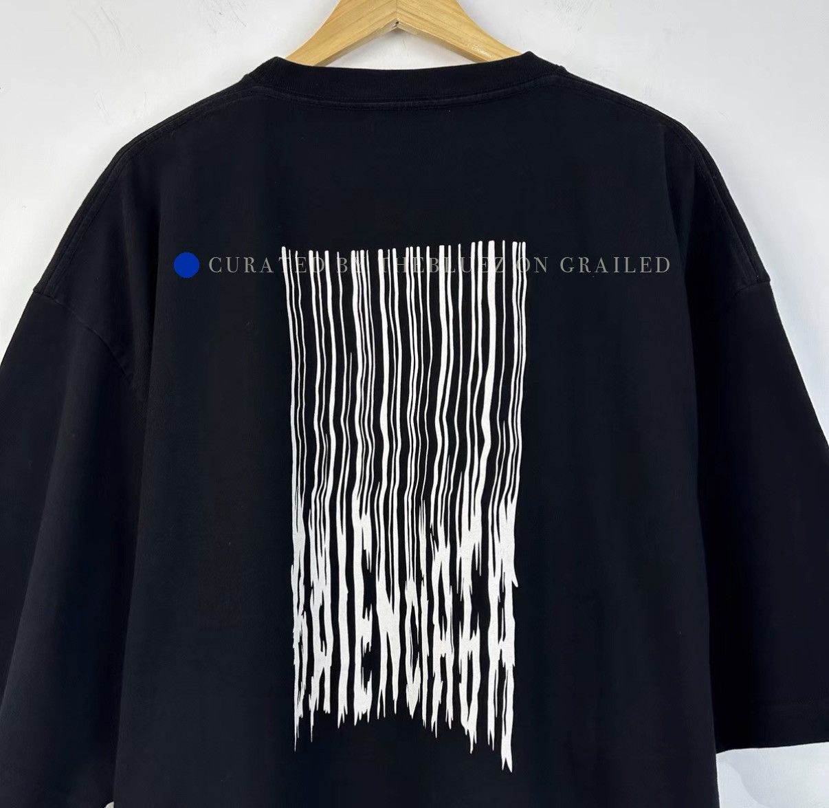 Balenciaga Fringe Waterfall Short Sleeve Tee Size US M / EU 48-50 / 2 - 3 Thumbnail