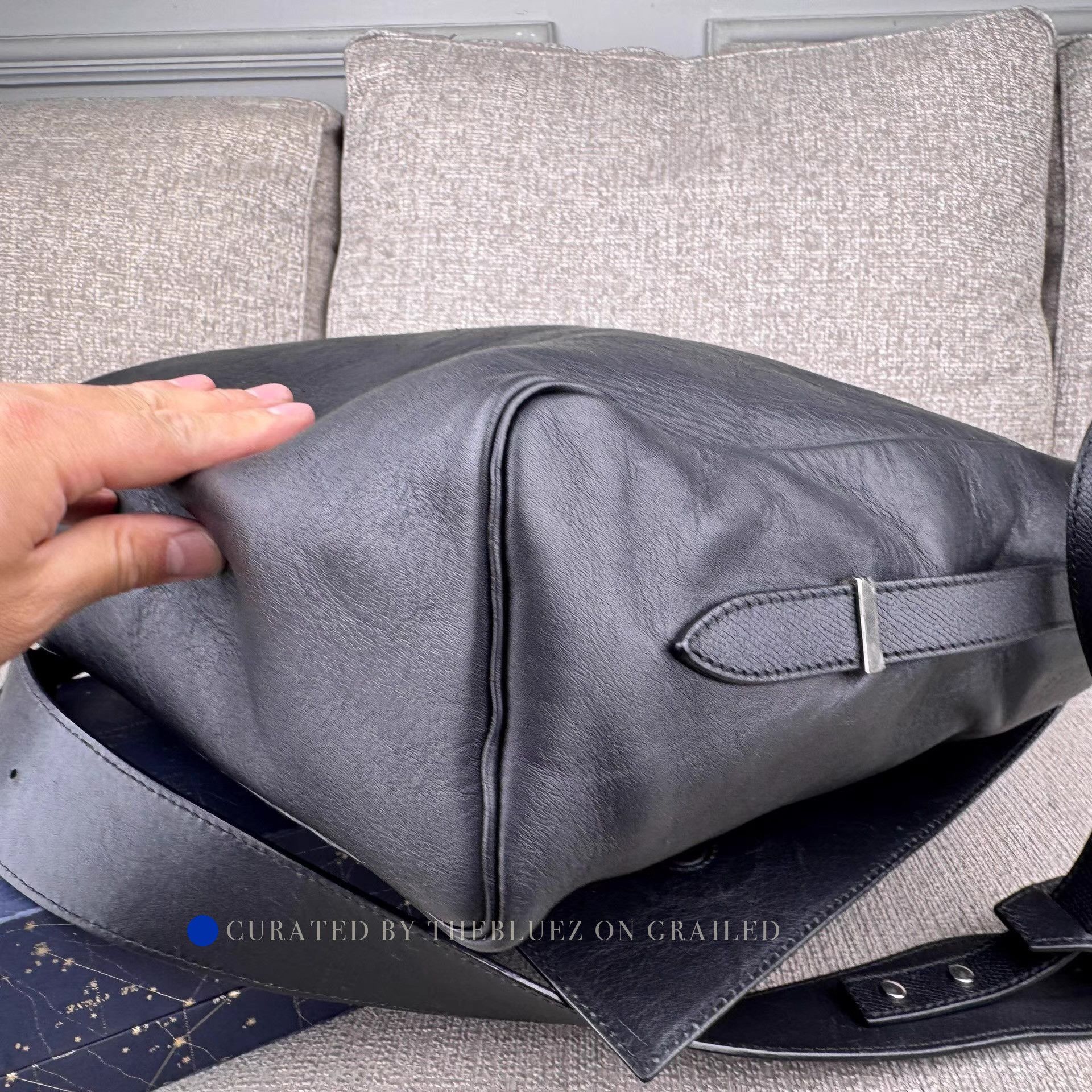 Balenciaga Genuine Leather Flap Messenger Crossbody Bag Size ONE SIZE - 5 Thumbnail