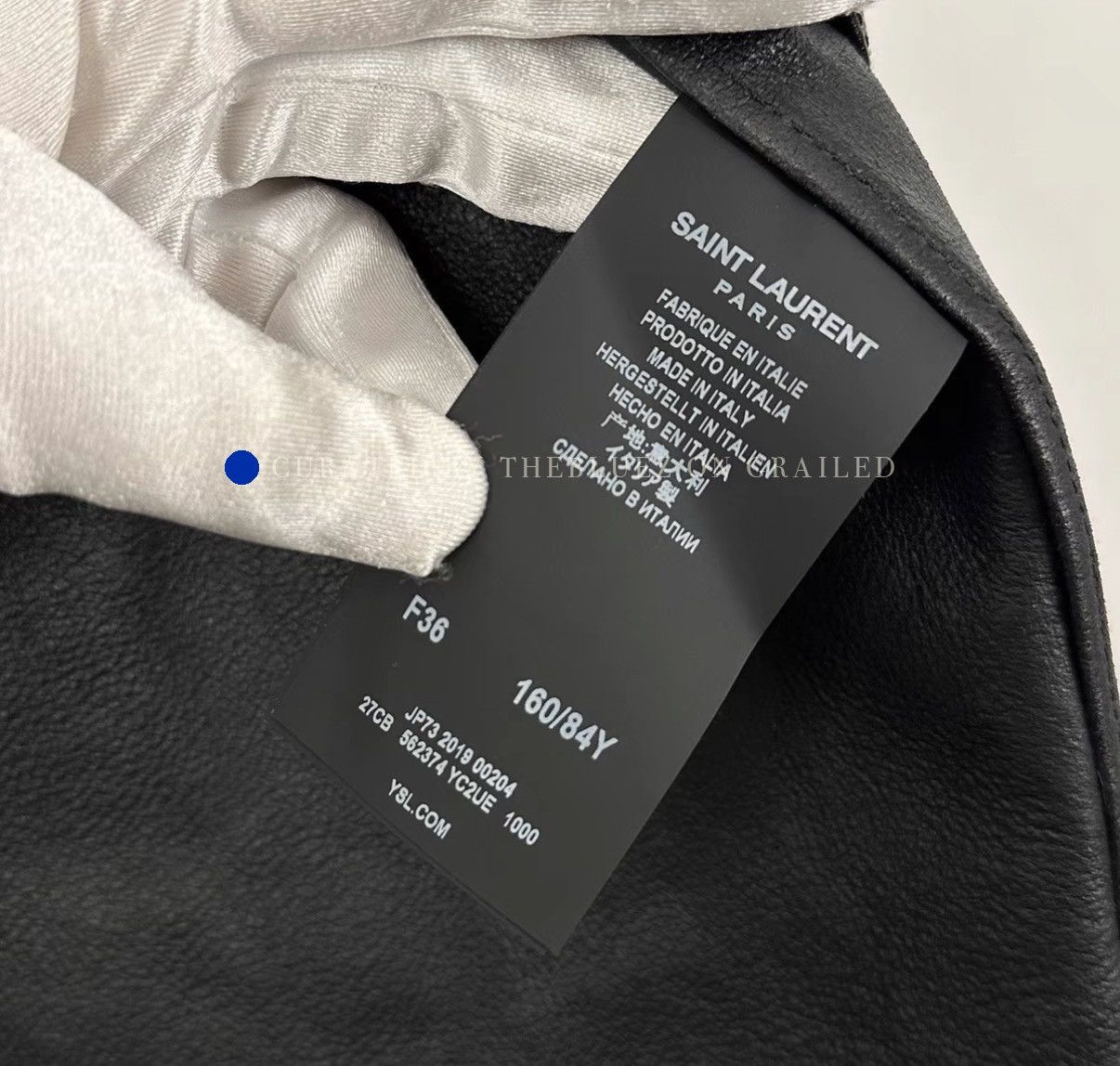 Saint Laurent Paris Sleek Black Sleeveless Leather Jacket Size US XS / EU 42 / 0 - 6 Thumbnail