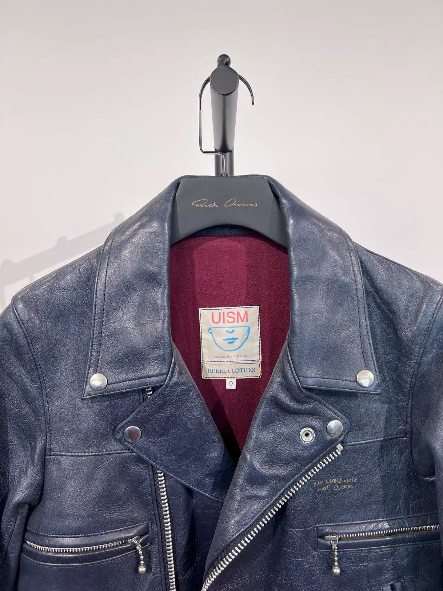 Undercover Black Cowhide Biker Leather Jacket Size US XS / EU 42 / 0 - 3 Thumbnail