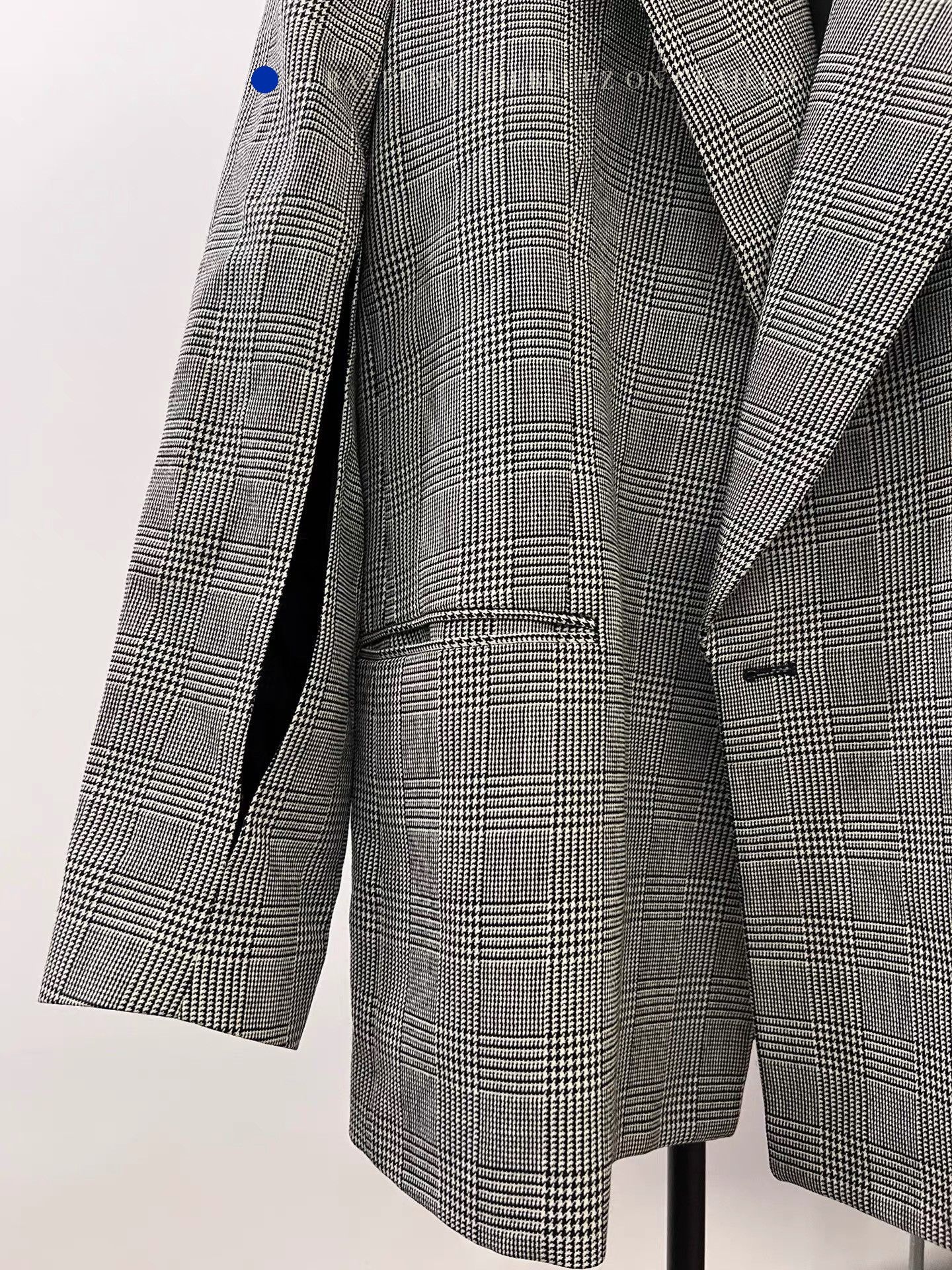 Vetements Oversized Houndstooth Blazer in Gray Size US M / EU 48-50 / 2 - 3 Thumbnail