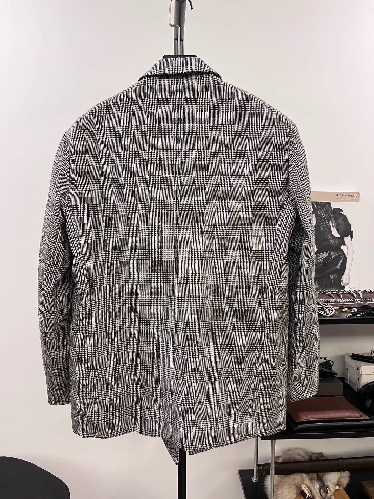 Vetements Oversized Houndstooth Blazer in Gray Size US M / EU 48-50 / 2 - 2 Thumbnail