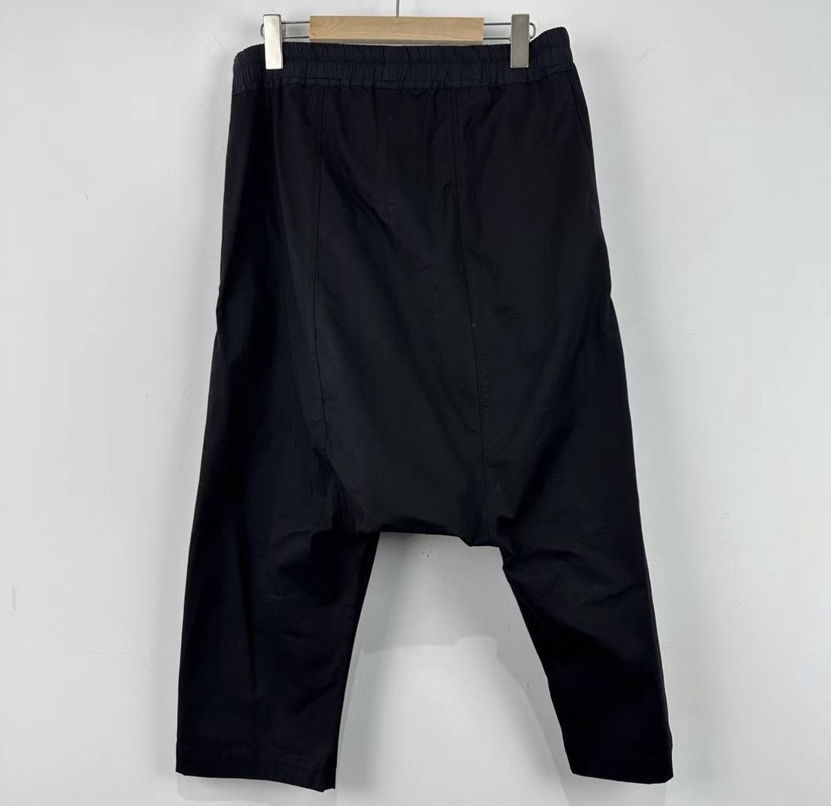 Rick Owens Low-Crotch Black Casual Pants Size US 34 / EU 50 - 2 Thumbnail