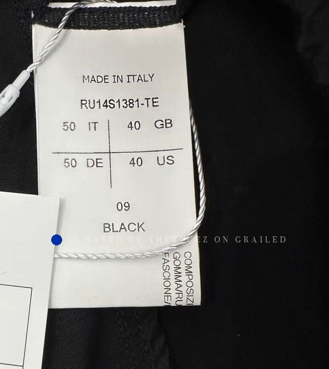 Rick Owens Low-Crotch Black Casual Pants Size US 34 / EU 50 - 5 Thumbnail