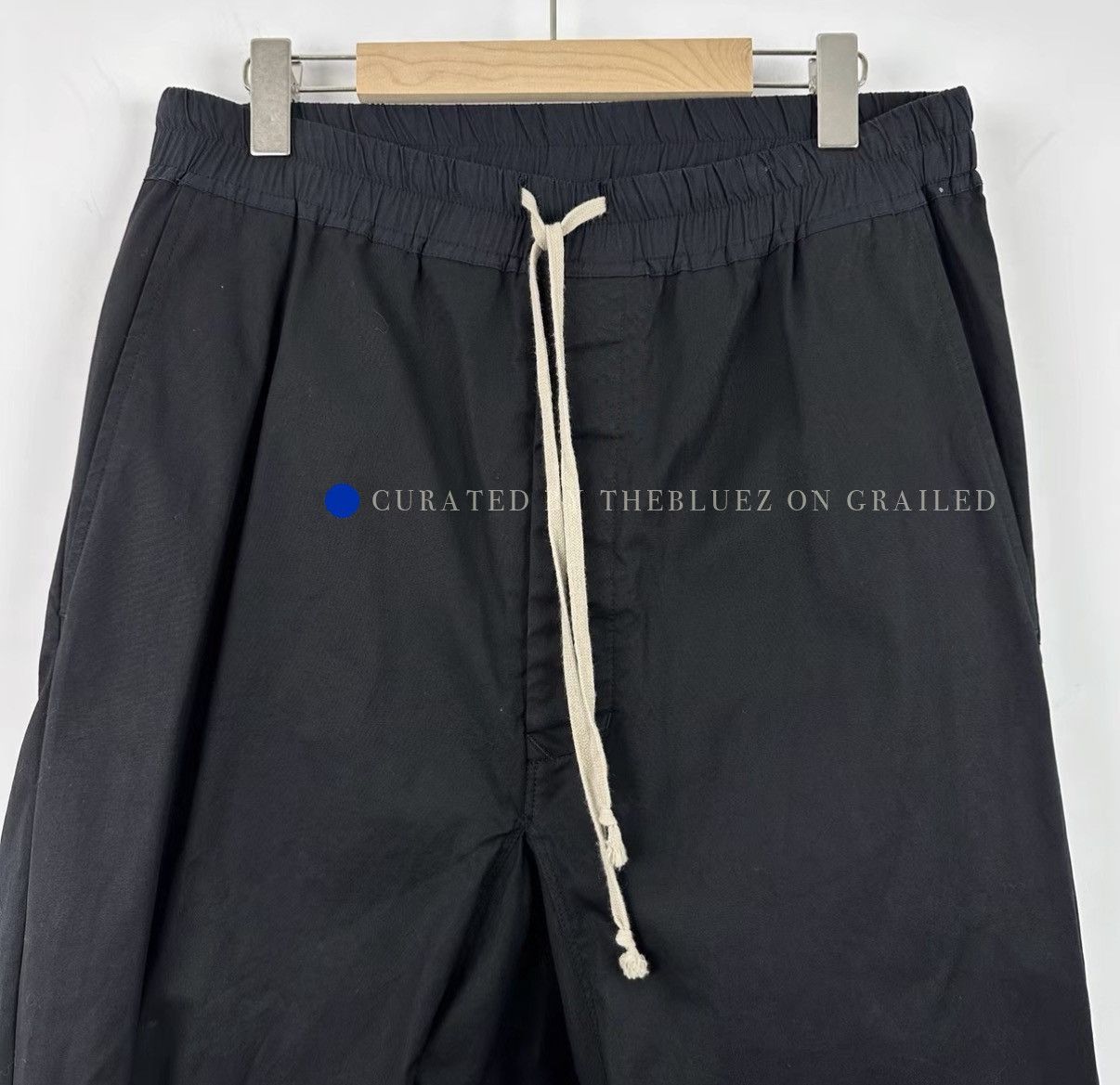 Rick Owens Low-Crotch Black Casual Pants Size US 34 / EU 50 - 3 Thumbnail