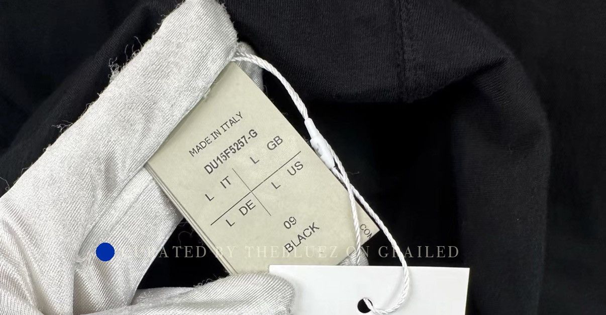 Rick Owens Double-layer Black Short Sleeve Top Size US L / EU 52-54 / 3 - 5 Thumbnail