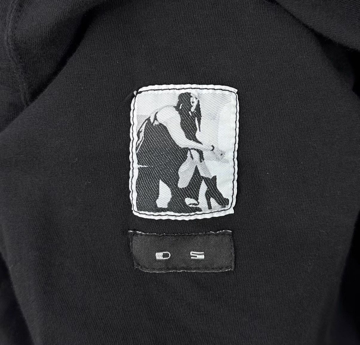Rick Owens Double-layer Black Short Sleeve Top Size US L / EU 52-54 / 3 - 4 Thumbnail
