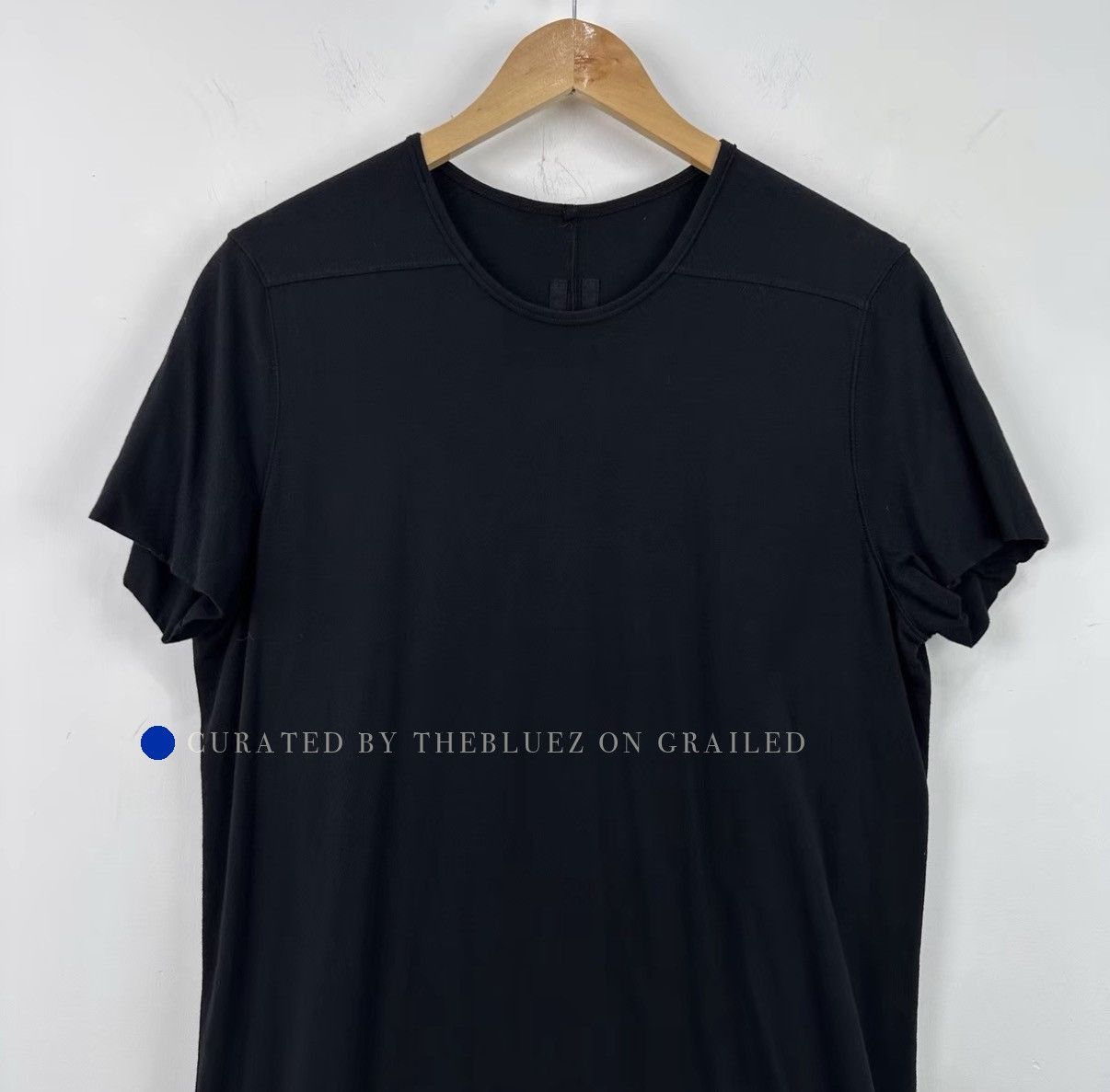 Rick Owens Double-layer Black Short Sleeve Top Size US L / EU 52-54 / 3 - 3 Thumbnail