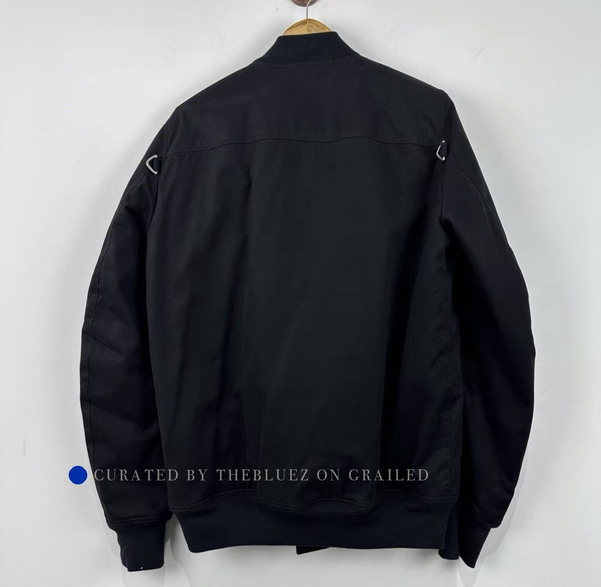 Rick Owens Black Padded Bomber Jacket Size US M / EU 48-50 / 2 - 2 Thumbnail