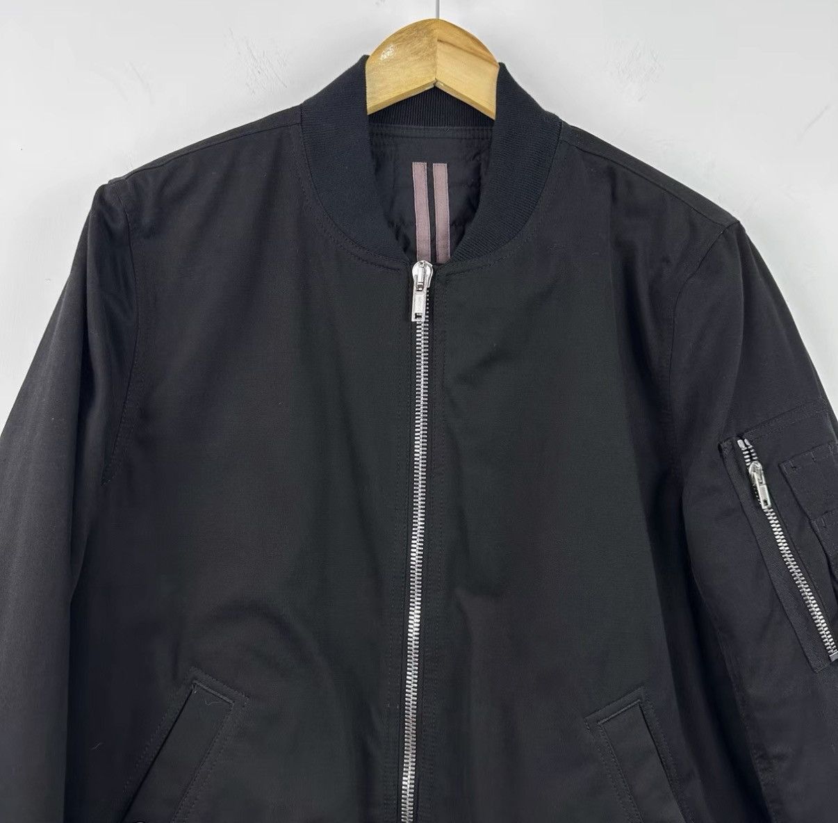 Rick Owens Black Padded Bomber Jacket Size US M / EU 48-50 / 2 - 3 Thumbnail