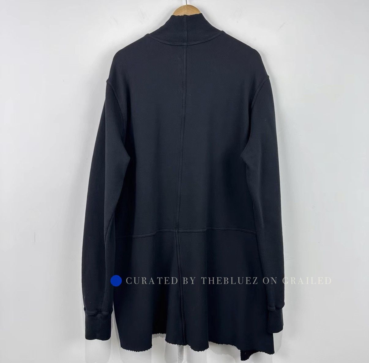 Rick Owens Oversized Black Turtleneck Sweatshirt Size US L / EU 52-54 / 3 - 2 Thumbnail