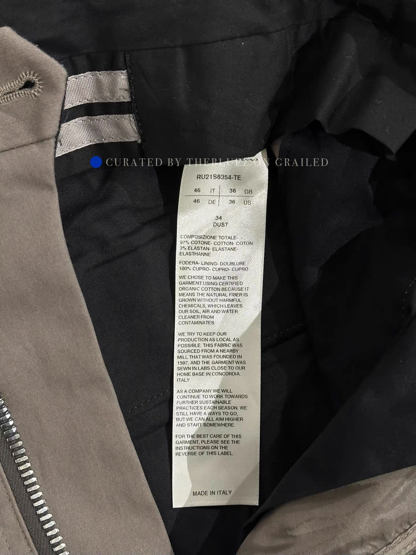 Rick Owens Beige Front Zipper Ankle-length Trousers Size US 30 / EU 46 - 6 Thumbnail