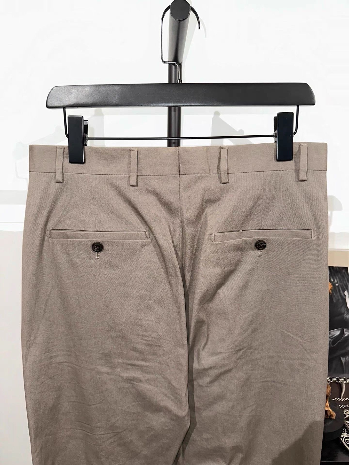 Rick Owens Beige Front Zipper Ankle-length Trousers Size US 30 / EU 46 - 4 Thumbnail