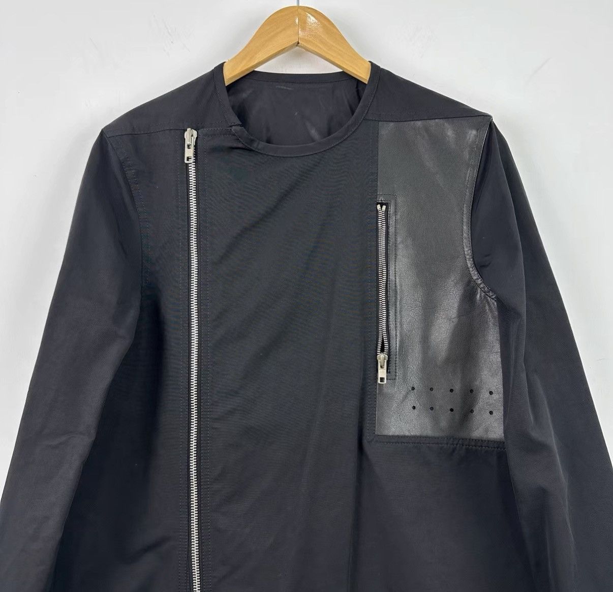 Rick Owens Elegant Black Spliced Trench Coat Size US M / EU 48-50 / 2 - 4 Thumbnail