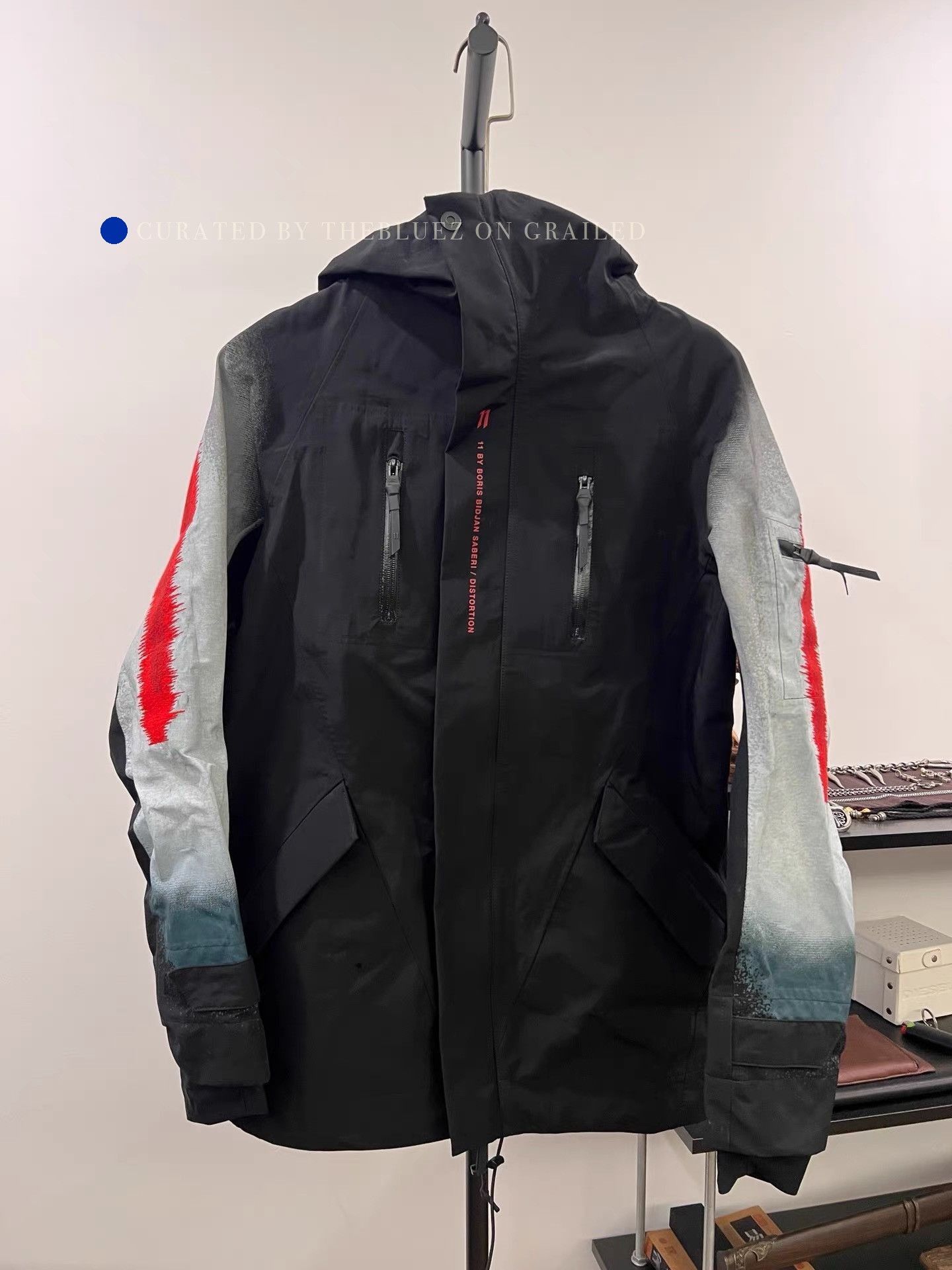 11 By Boris Bidjan Saberi Sealed Hard Shell Embroidered Jacket Size US S / EU 44-46 / 1 - 2 Thumbnail