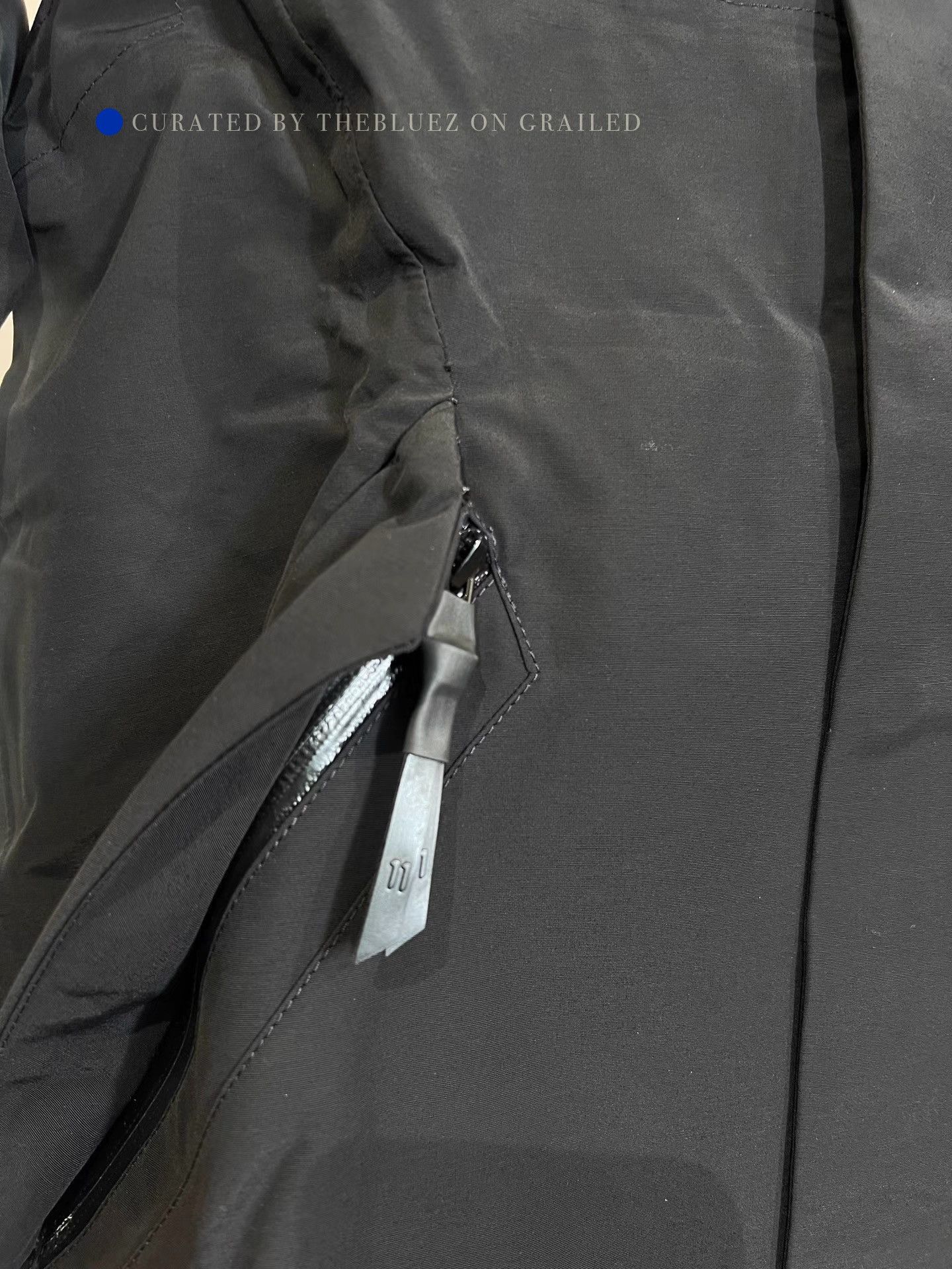 11 By Boris Bidjan Saberi Waterproof Sealed Print Black Coat Size US M / EU 48-50 / 2 - 7 Thumbnail