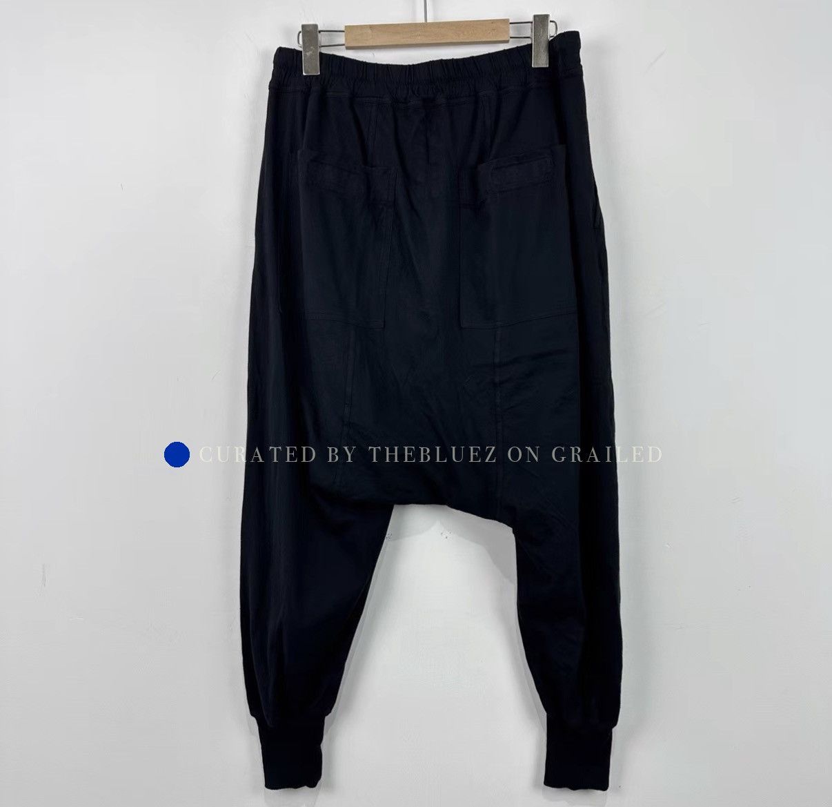 Rick Owens Drop Crotch Cuffed Casual Pants Size US 32 / EU 48 - 2 Thumbnail