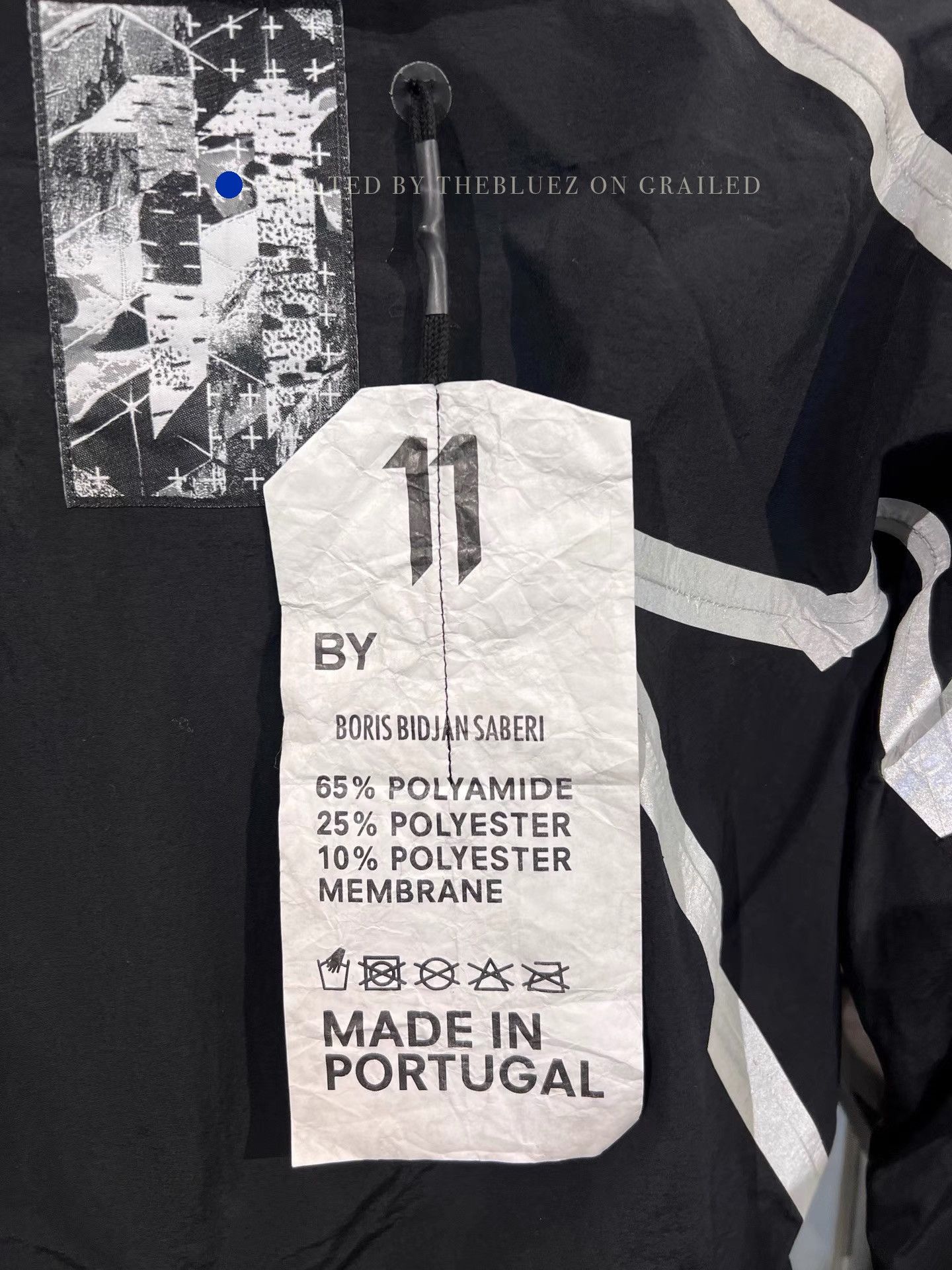 11 By Boris Bidjan Saberi Weatherproof Black Parka Jacket Size US XS / EU 42 / 0 - 4 Thumbnail