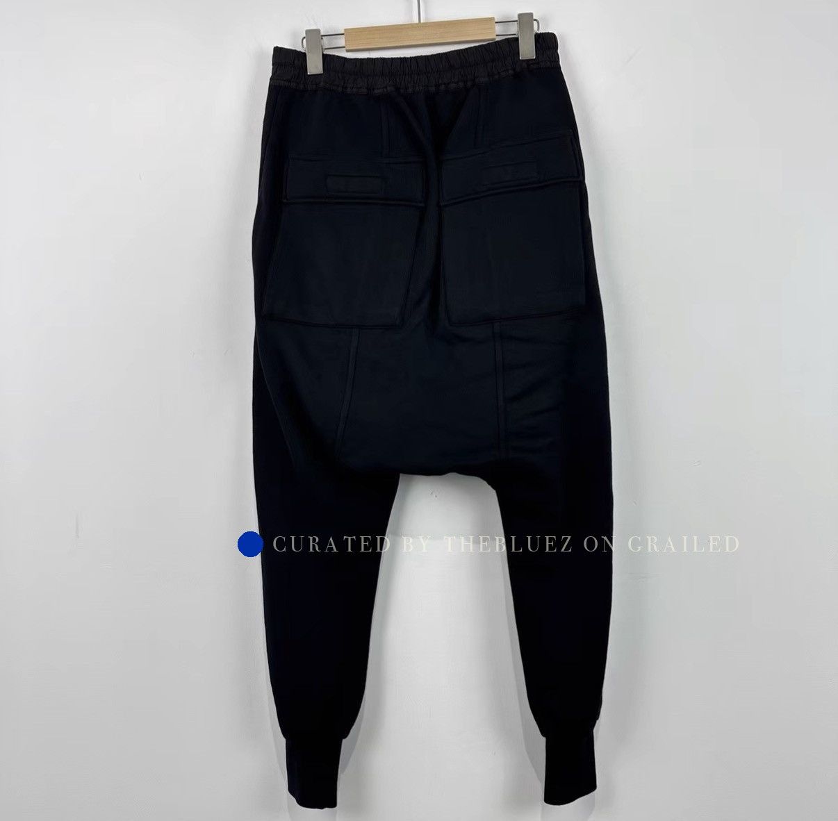 Rick Owens Low Crotch Casual Pants in Black Size US 32 / EU 48 - 2 Thumbnail