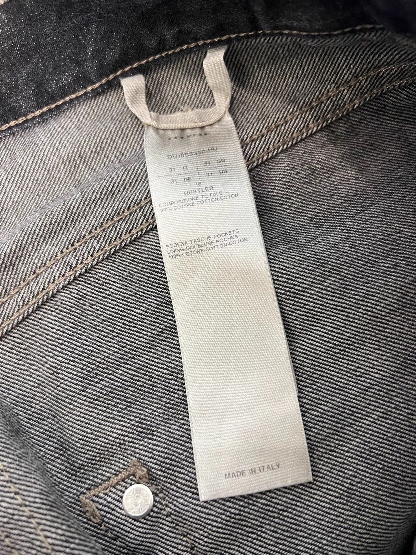 Rick Owens Washed Gray Cropped Jeans Size US 32 / EU 48 - 6 Thumbnail