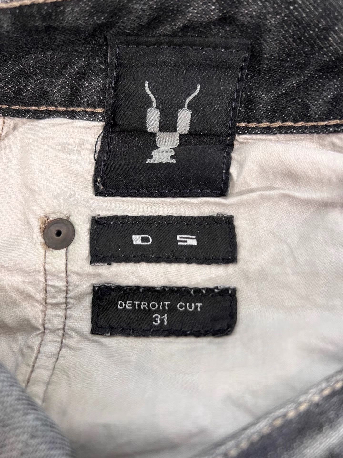 Rick Owens Washed Gray Cropped Jeans Size US 32 / EU 48 - 7 Thumbnail