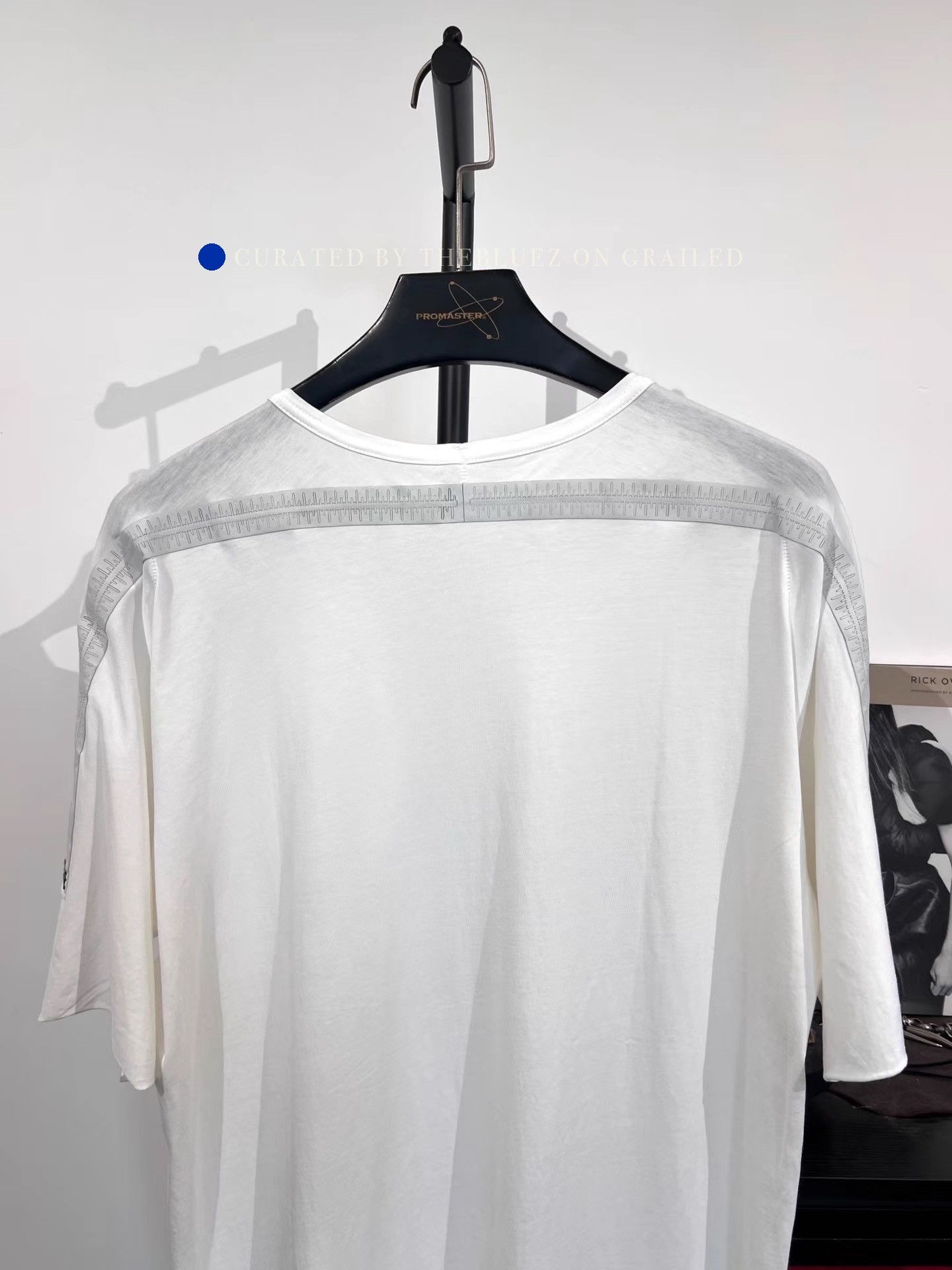 Isaac Sellam Experience Leather Spliced White Short Sleeve Tee Size US L / EU 52-54 / 3 - 3 Thumbnail