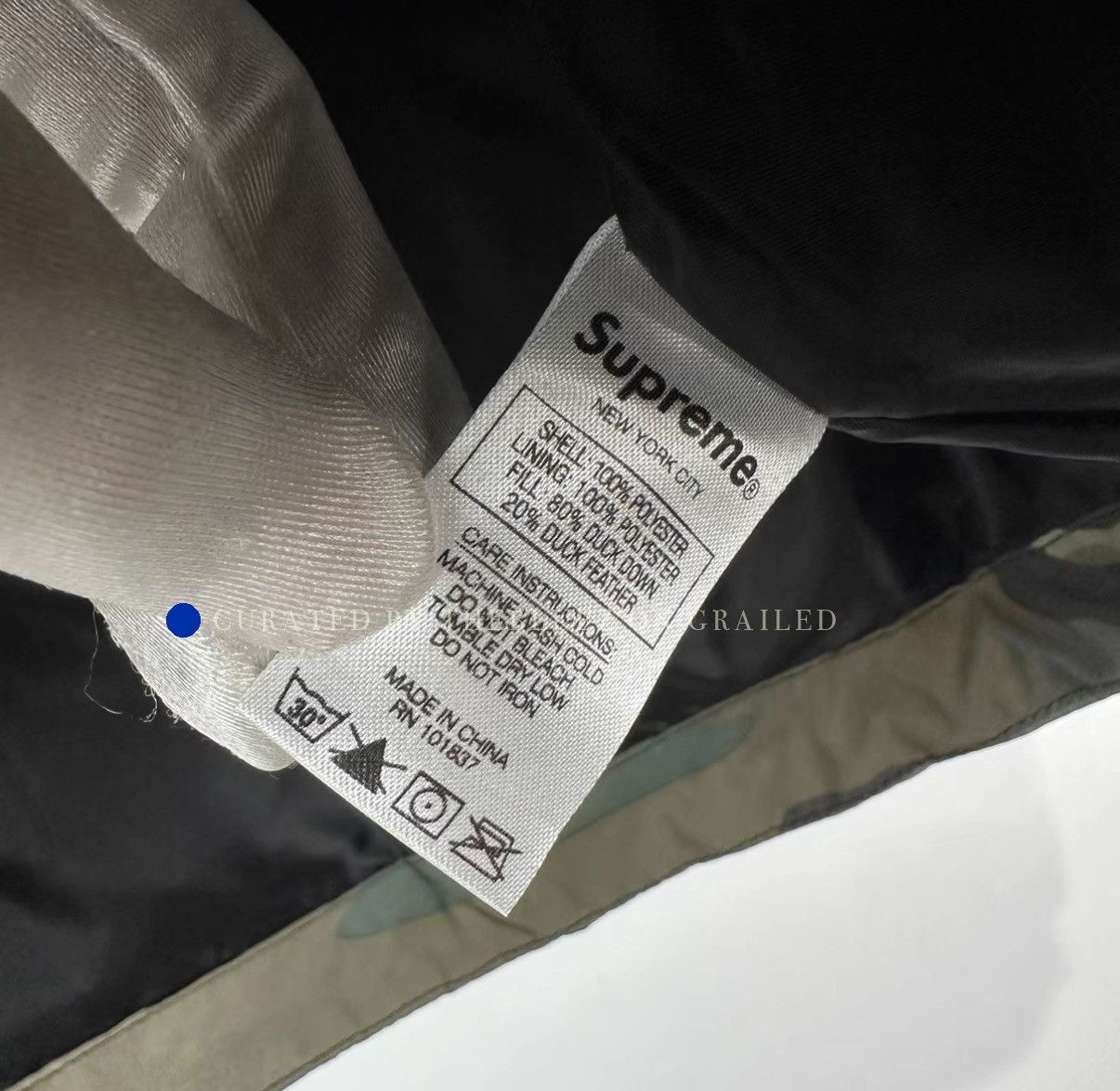 Supreme Snow Camouflage Down Jacket in Green Size US S / EU 44-46 / 1 - 3 Thumbnail