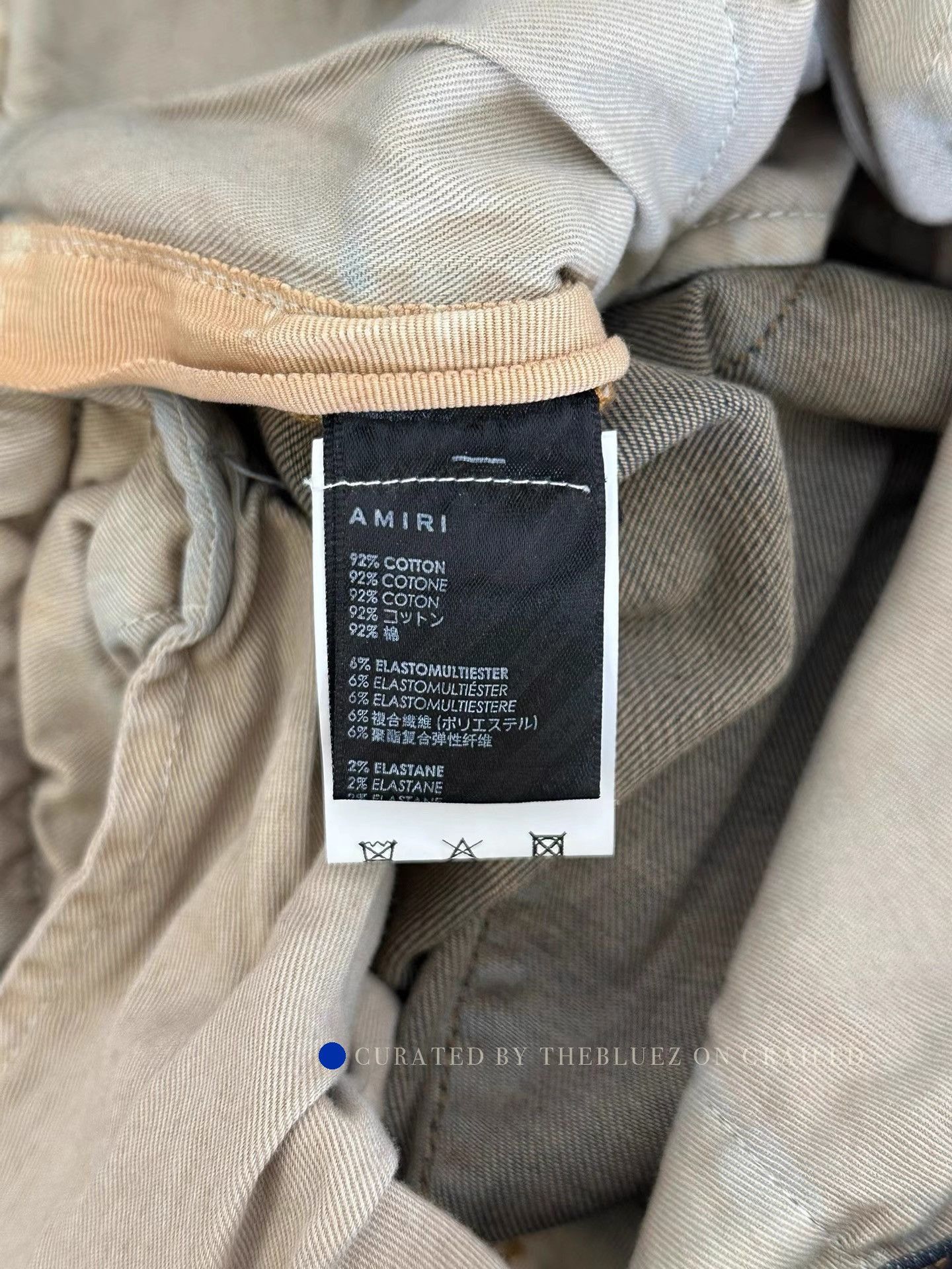 Amiri Multi-pocket Cargo Jeans in Blue Size US 32 / EU 48 - 7 Thumbnail