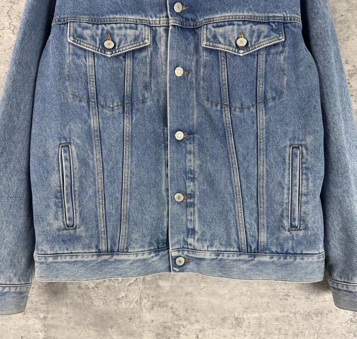 Gucci Logo Embroidered Denim Jacket Size US M / EU 48-50 / 2 - 3 Thumbnail