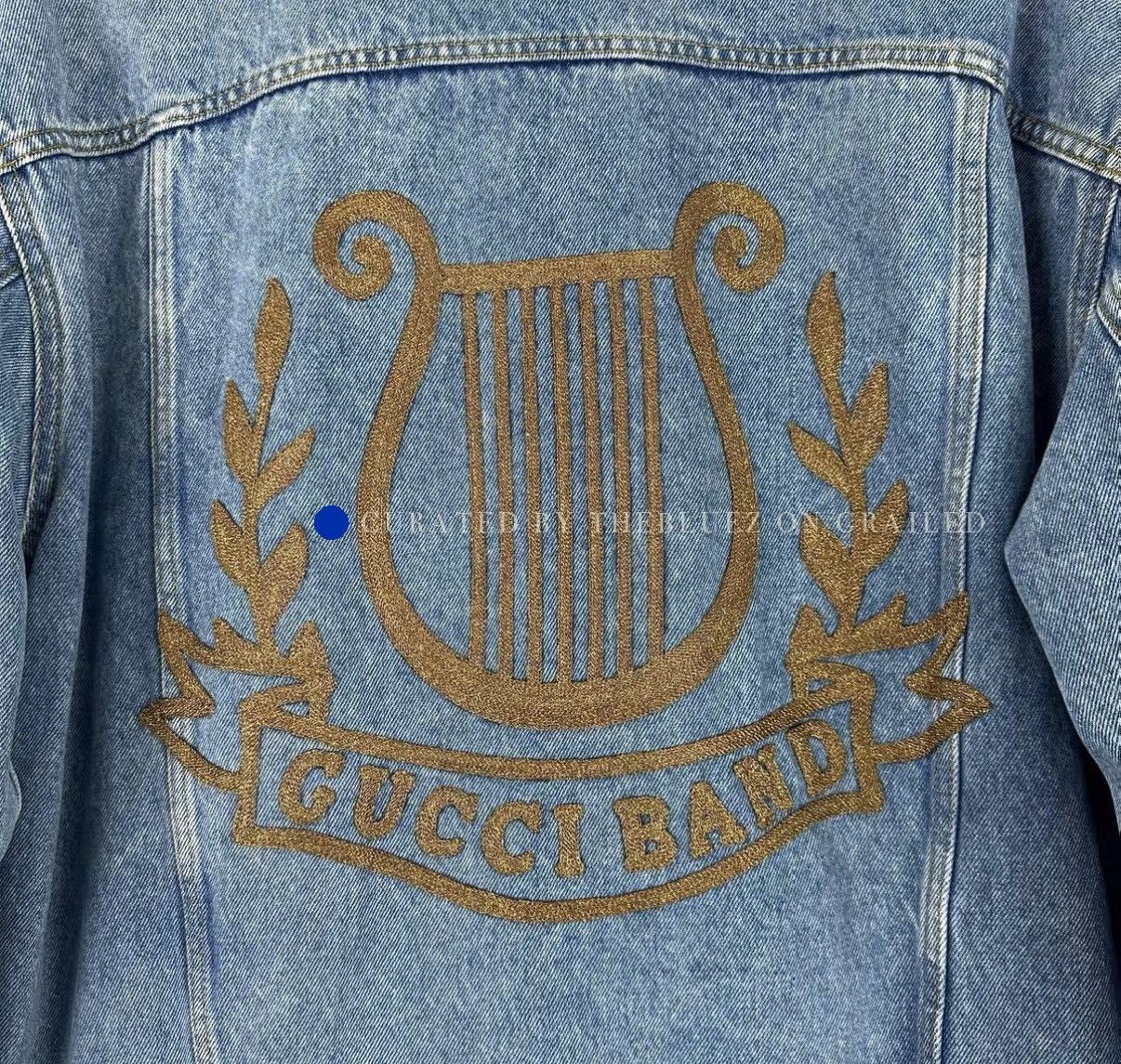 Gucci Logo Embroidered Denim Jacket Size US M / EU 48-50 / 2 - 4 Thumbnail