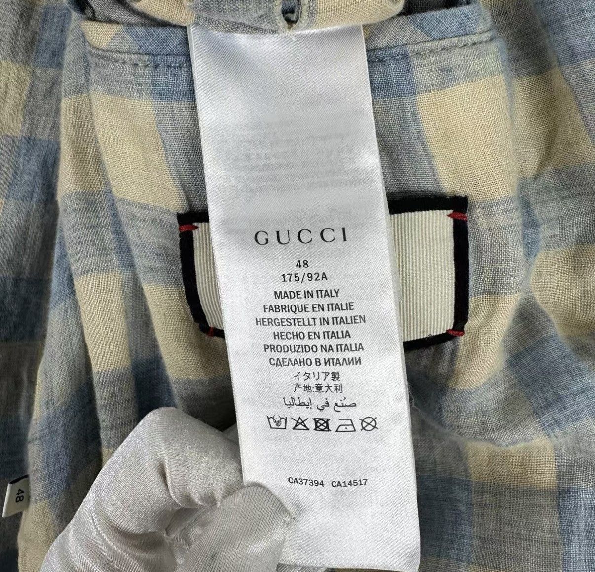 Gucci Logo Embroidered Denim Jacket Size US M / EU 48-50 / 2 - 5 Thumbnail