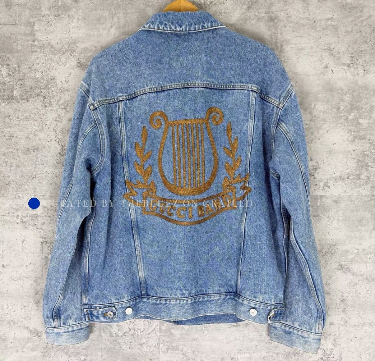 Gucci Logo Embroidered Denim Jacket Size US M / EU 48-50 / 2 - 2 Thumbnail