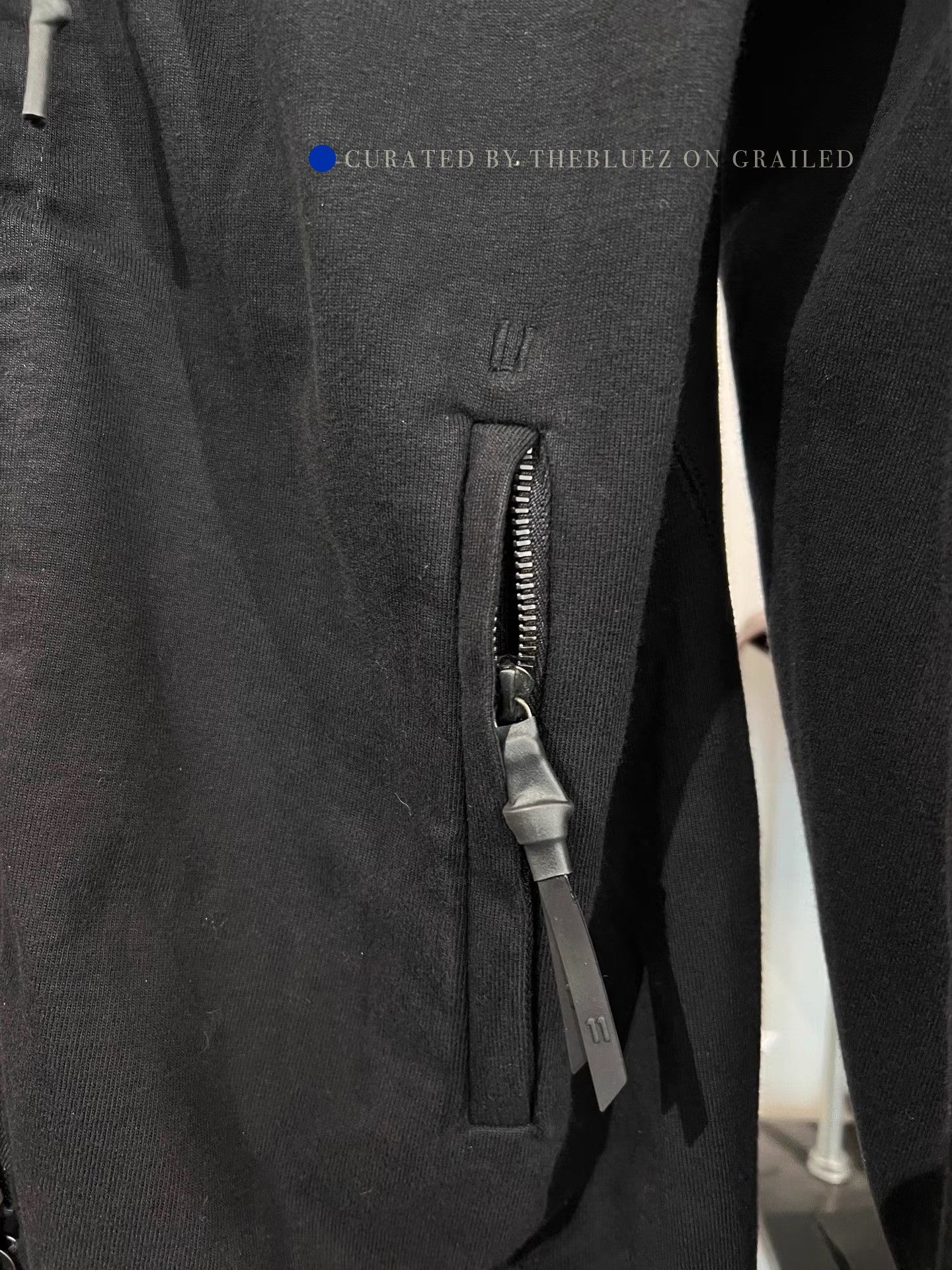 11 By Boris Bidjan Saberi Hooded Zip Jacket in Black Size US L / EU 52-54 / 3 - 7 Thumbnail
