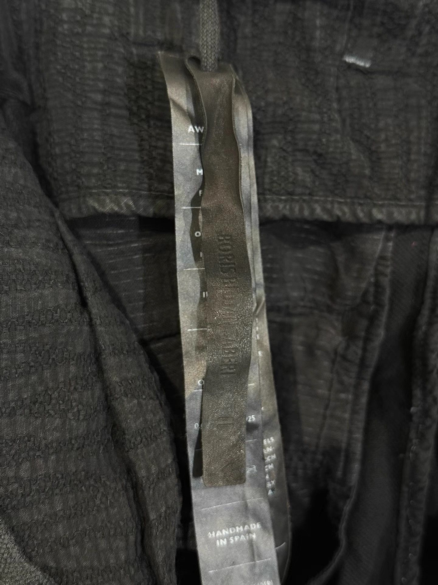 11 By Boris Bidjan Saberi Asymmetric Button Detail Black Pants Size US 32 / EU 48 - 7 Thumbnail