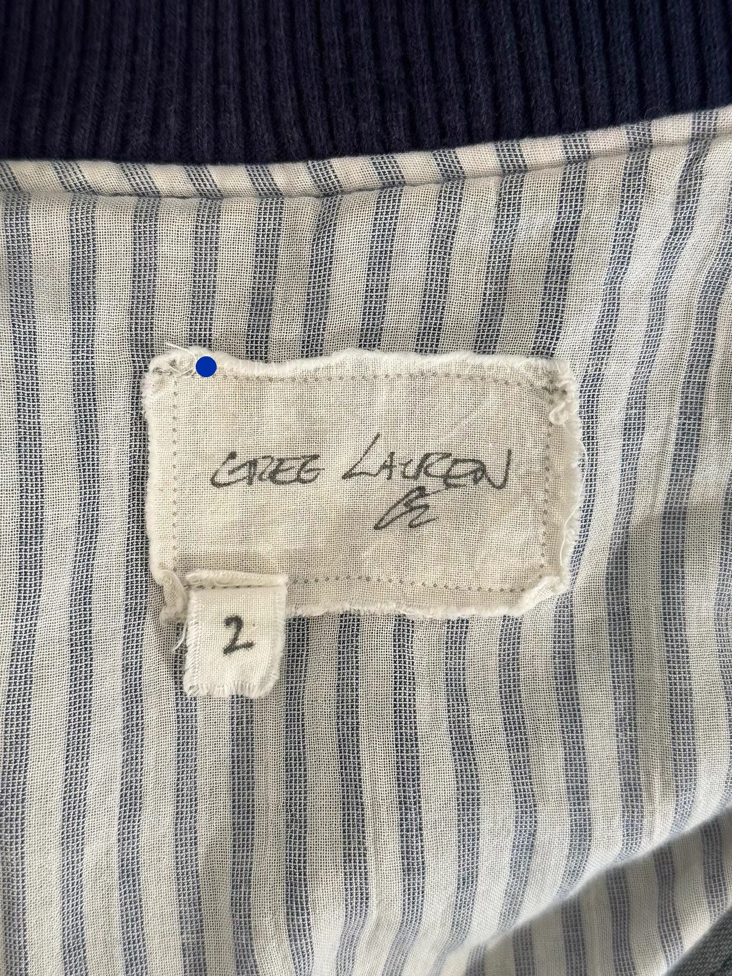 Greg Lauren Distressed Silk Spliced Baseball Jacket Size US M / EU 48-50 / 2 - 3 Thumbnail
