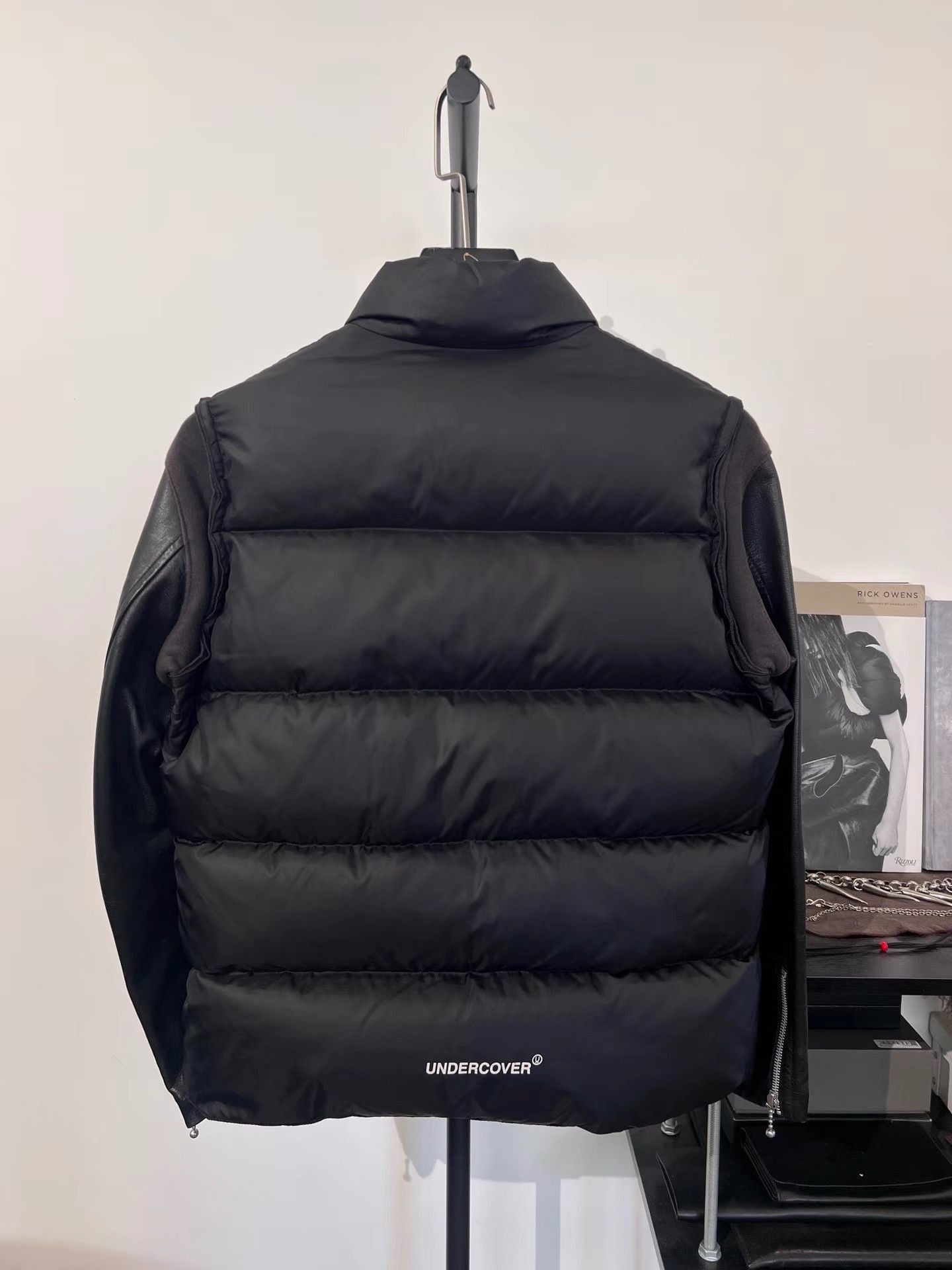 Undercover Mixed Material Down Coat in Black Size US S / EU 44-46 / 1 - 2 Thumbnail