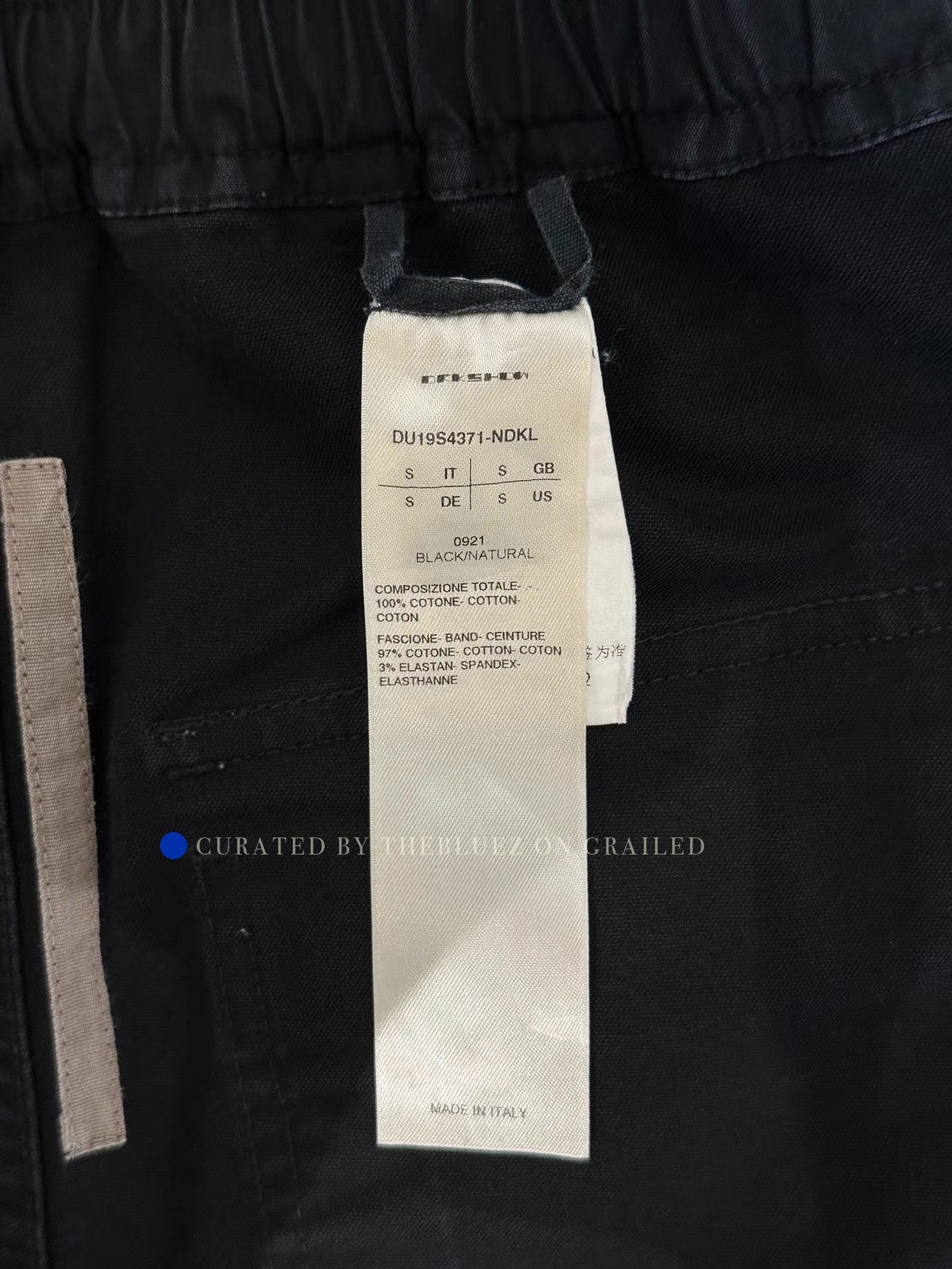 Rick Owens Slim Fit Black Cargo Trousers Size US 32 / EU 48 - 7 Thumbnail
