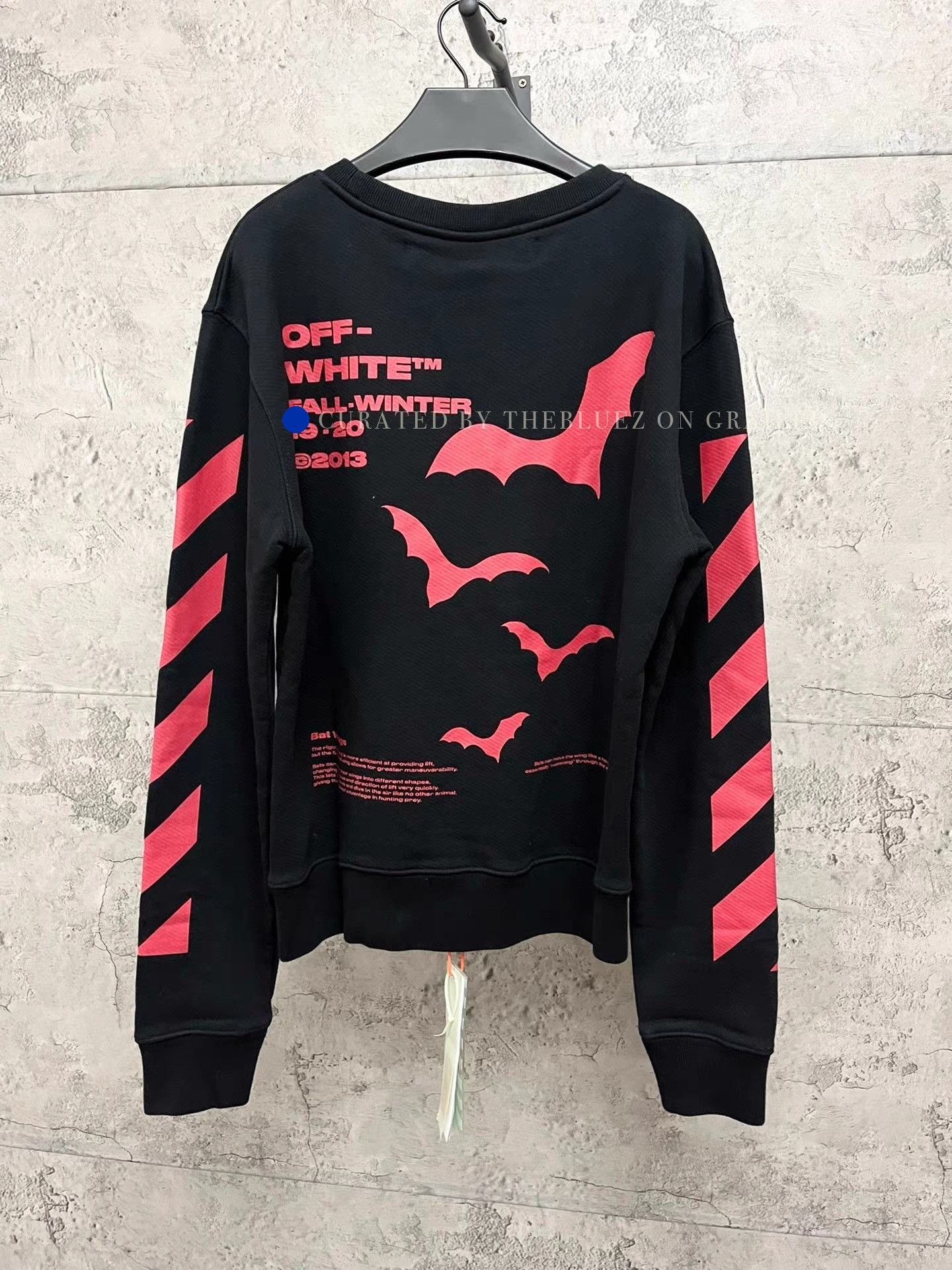 Off-White Black Bat Print Sweatshirt Size US S / EU 44-46 / 1 - 2 Thumbnail