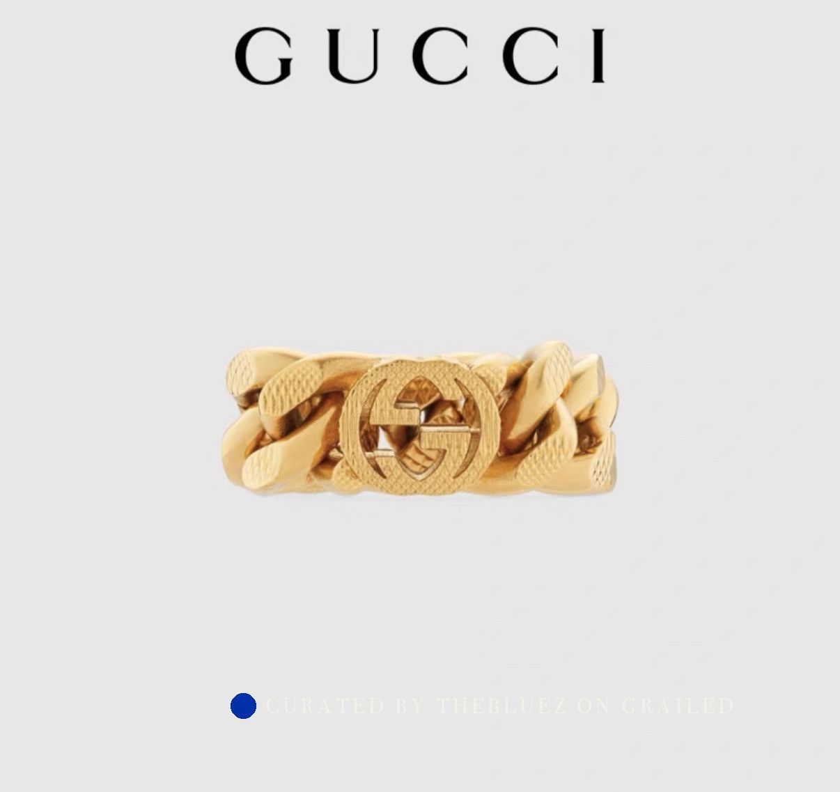 Gucci Stylish Gold Double G Horsebit Ring Size ONE SIZE - 4 Thumbnail