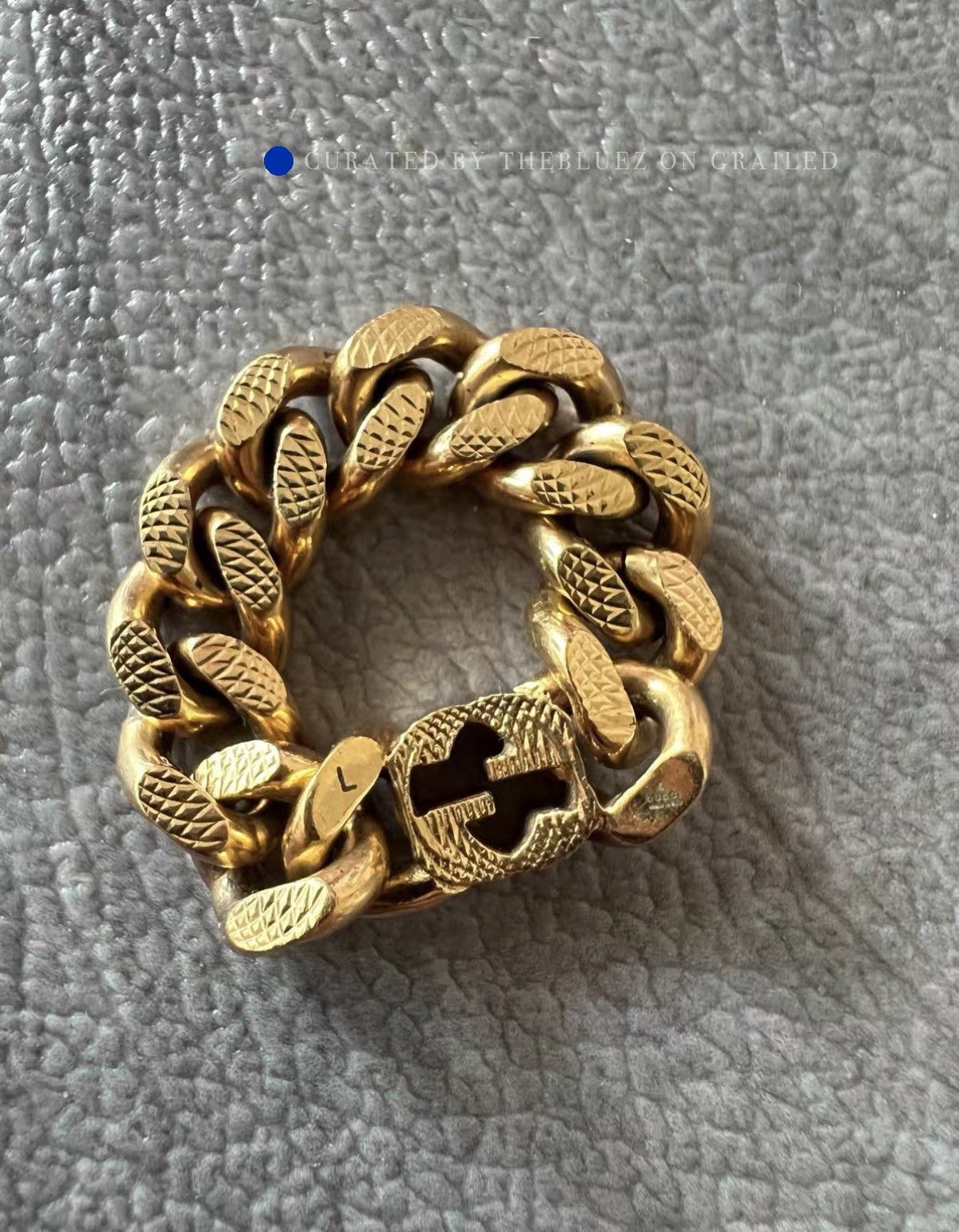 Gucci Stylish Gold Double G Horsebit Ring Size ONE SIZE - 2 Thumbnail