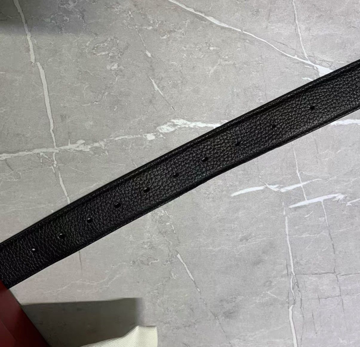 Salvatore Ferragamo Smooth Buckle Leather Belt in Black Size ONE SIZE - 6 Thumbnail