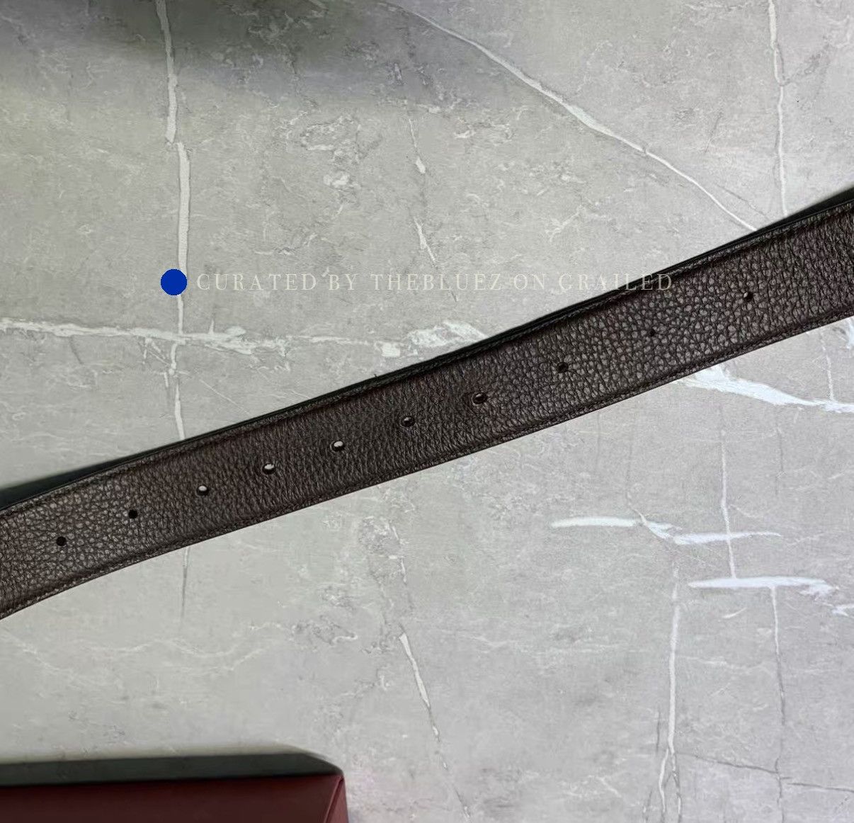 Salvatore Ferragamo Smooth Buckle Leather Belt in Black Size ONE SIZE - 5 Thumbnail