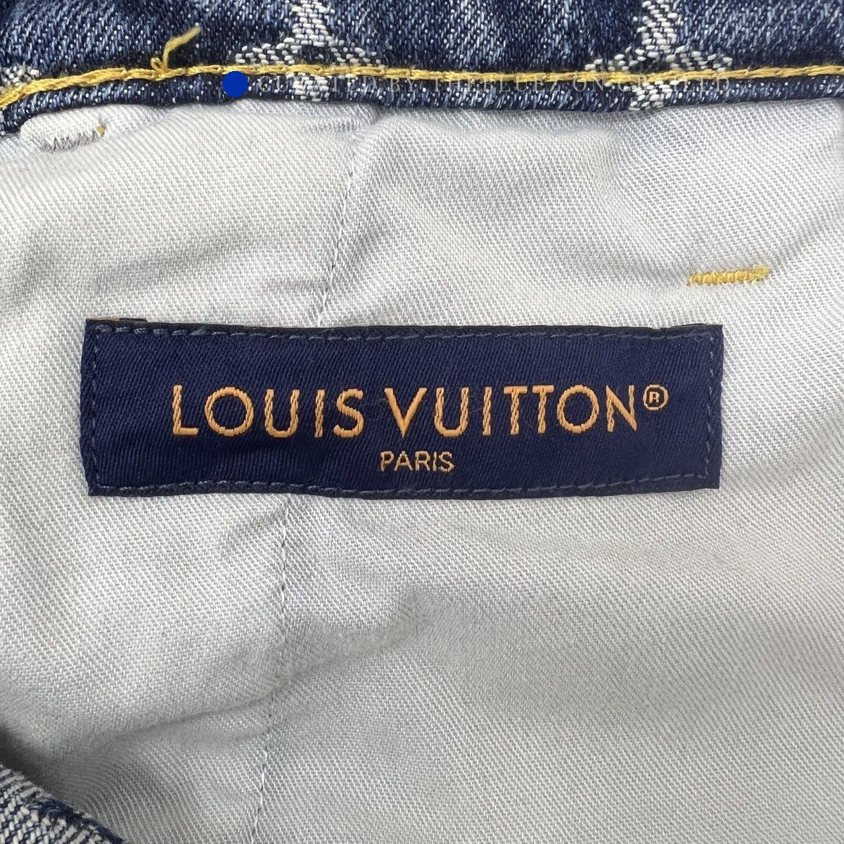 Louis Vuitton Blue Monogram All-Over Print Jeans Size US 32 / EU 48 - 5 Thumbnail
