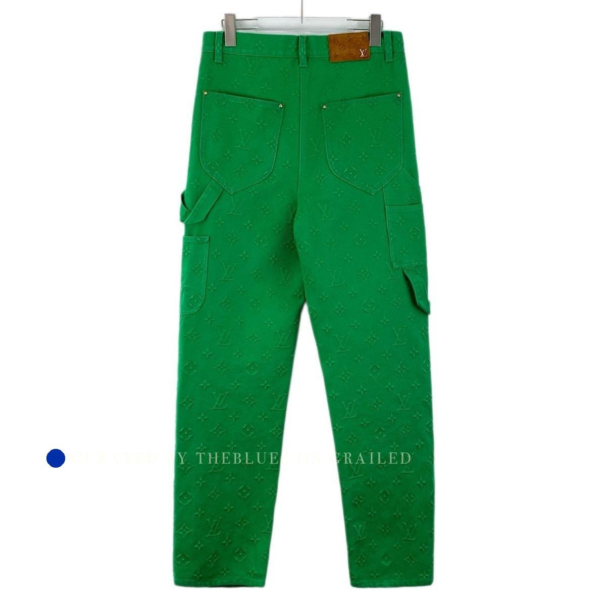 Louis Vuitton Monogram All-over Print Casual Pants in Green Size US 30 / EU 46 - 2 Thumbnail