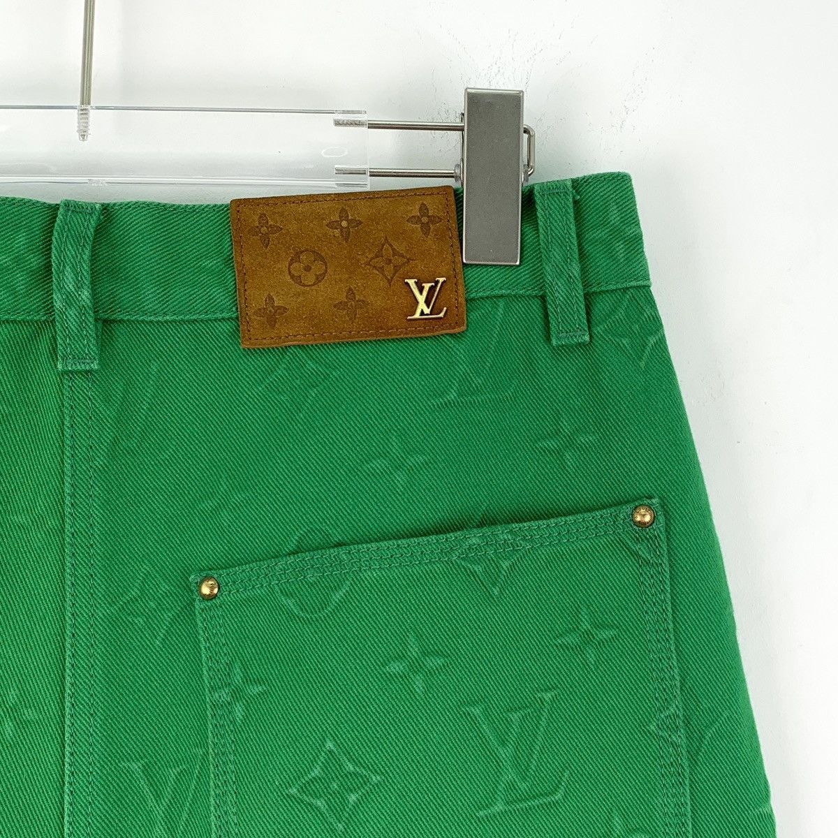 Louis Vuitton Monogram All-over Print Casual Pants in Green Size US 30 / EU 46 - 5 Thumbnail