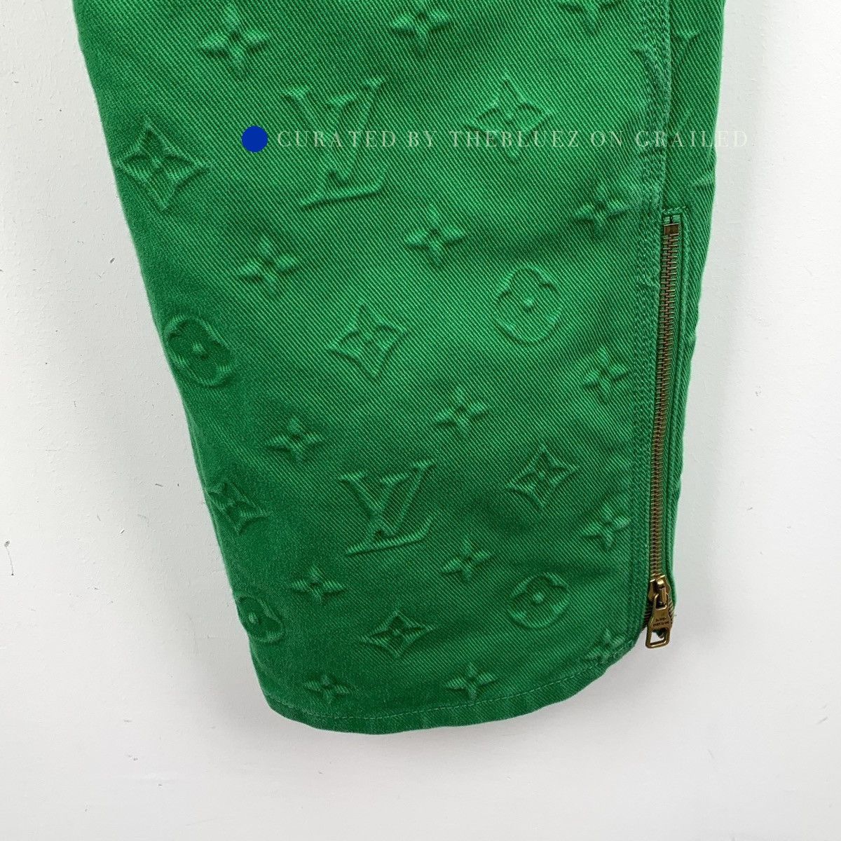 Louis Vuitton Monogram All-over Print Casual Pants in Green Size US 30 / EU 46 - 4 Thumbnail