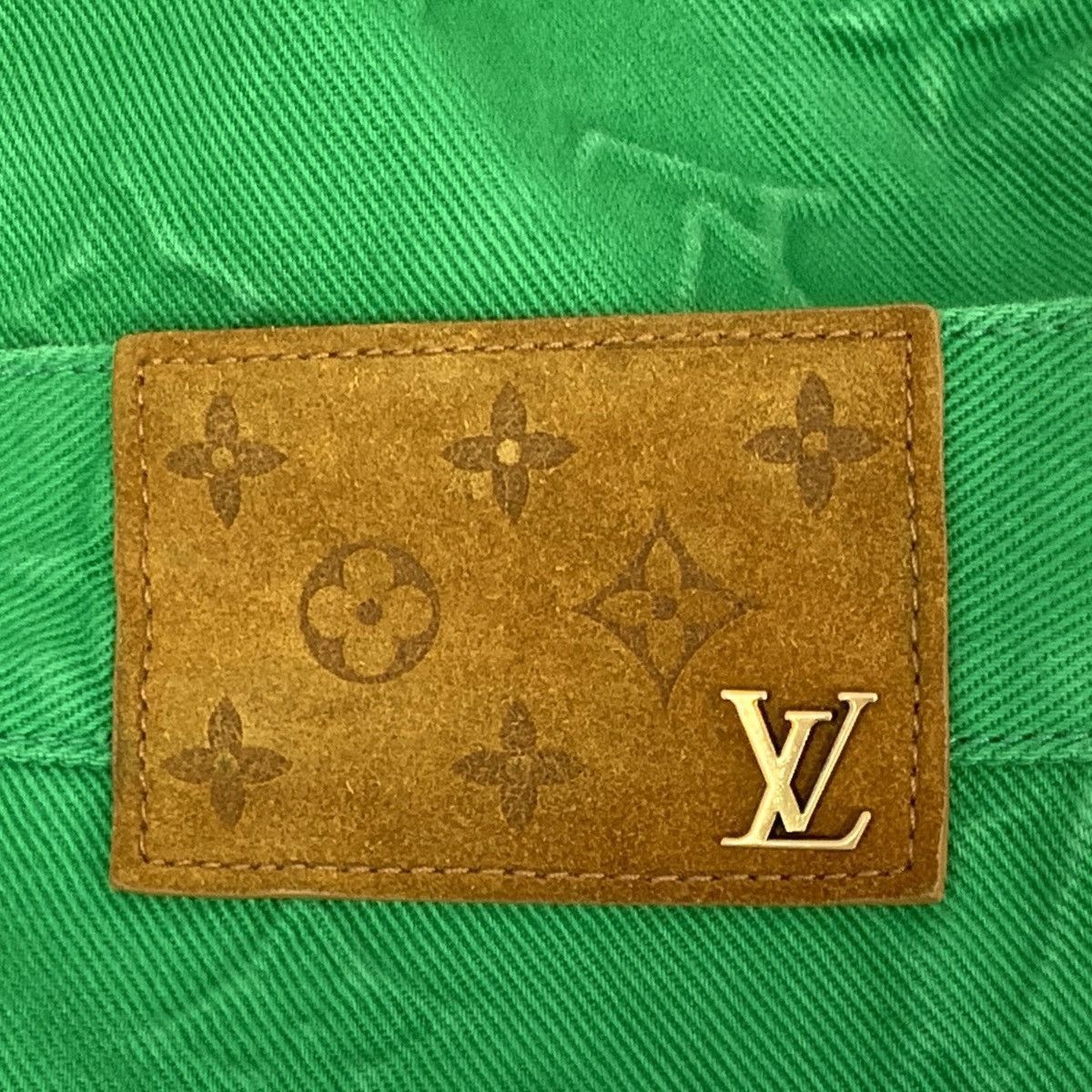 Louis Vuitton Monogram All-over Print Casual Pants in Green Size US 30 / EU 46 - 6 Thumbnail