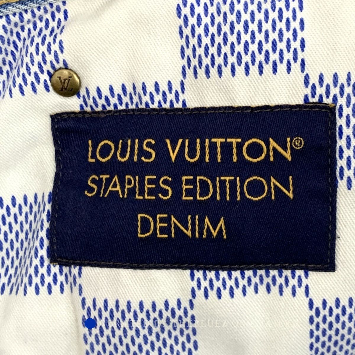 Louis Vuitton Blue Denim Shorts with Logo Patch Size US 32 / EU 48 - 6 Thumbnail