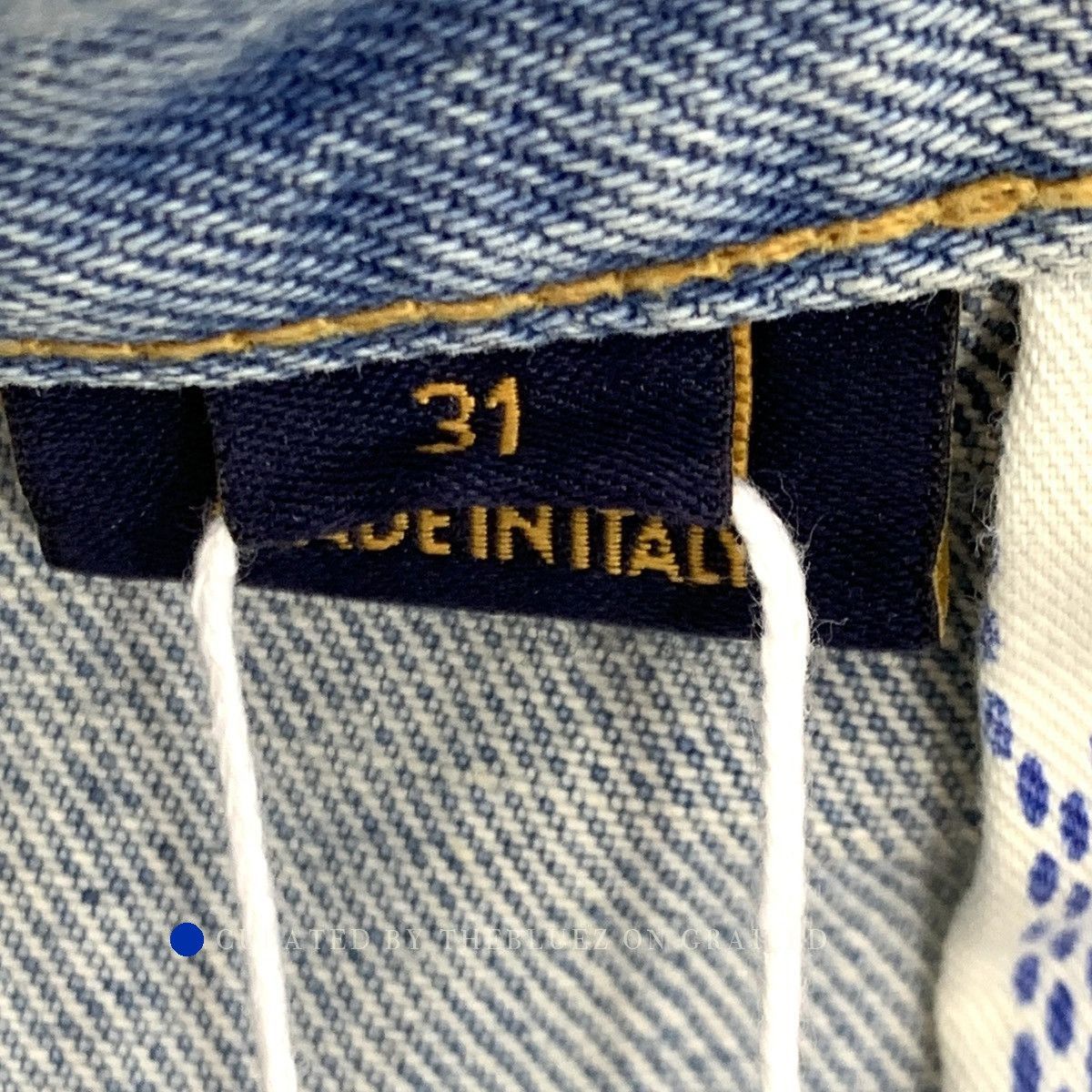 Louis Vuitton Blue Denim Shorts with Logo Patch Size US 32 / EU 48 - 5 Thumbnail