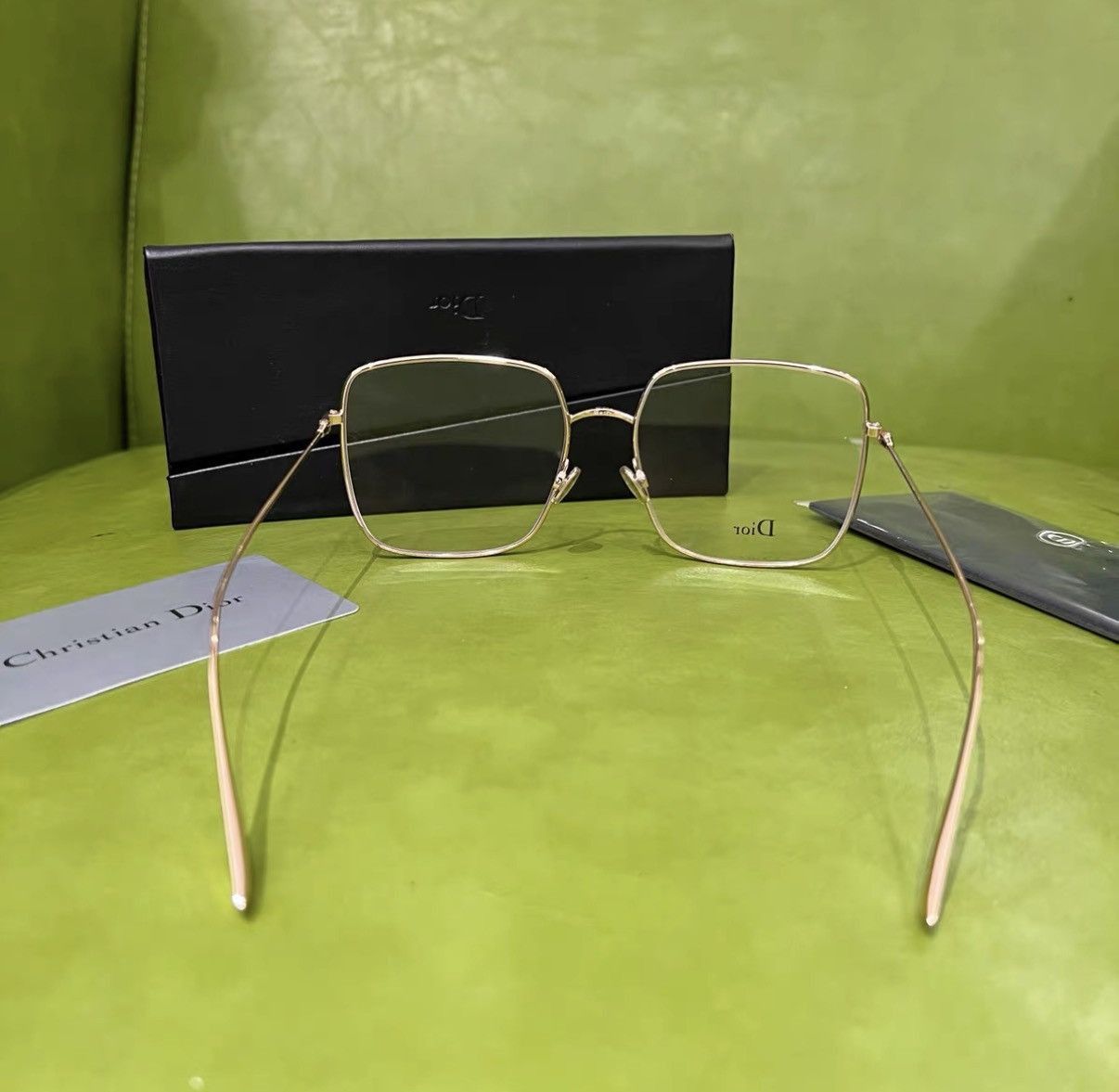 Dior Rose Gold Alloy Optical Eyeglasses Size ONE SIZE - 3 Thumbnail